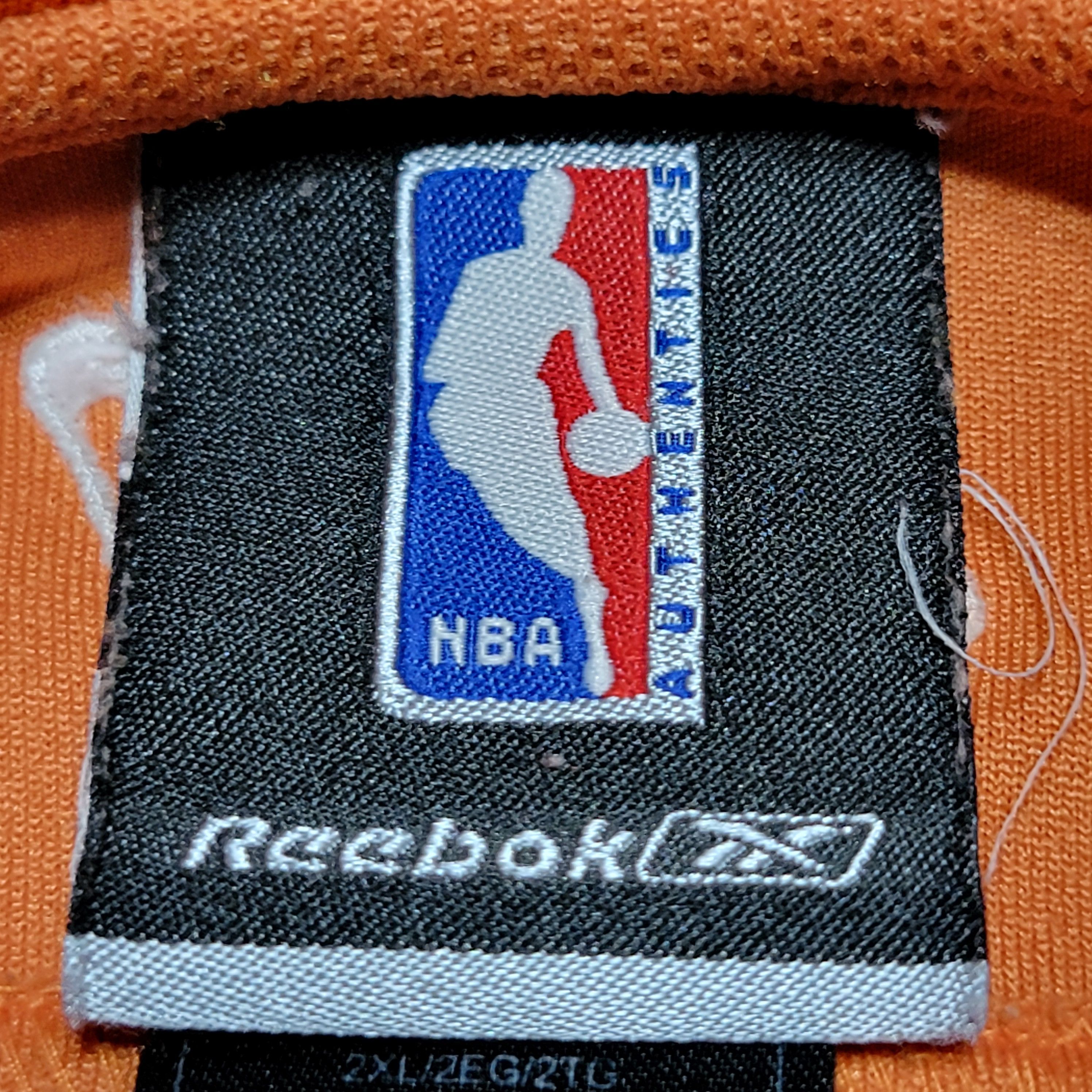 NBA NBA Reebok PHX Orange Henley Jersey - Size 2XL Size US XXL / EU 58 / 5 - 6 Thumbnail