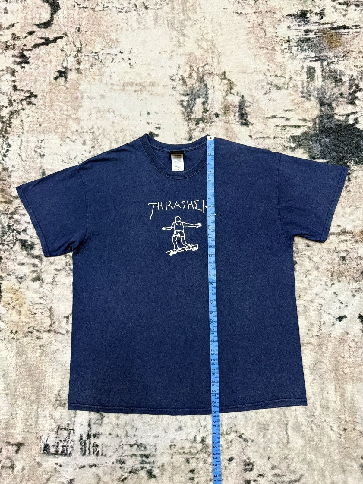 Thrasher × Vintage Vintage Y2K Trasher Skateboard San Fracisco Tshirt Size US L / EU 52-54 / 3 - 11 Thumbnail