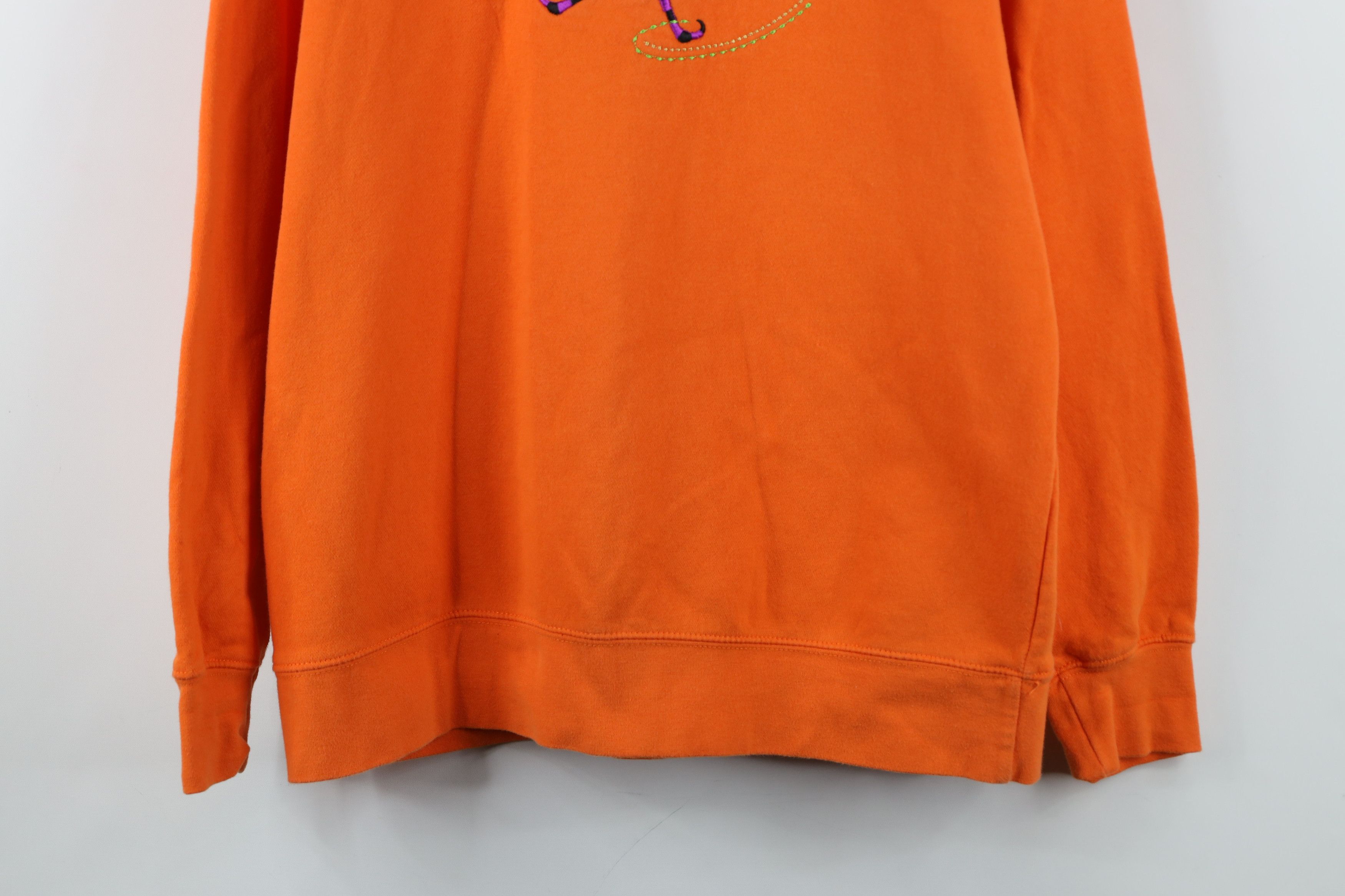 Vintage Vintage 90s Faded Halloween Ghost Spider Crewneck Sweatshirt Size XXL / US 16-18 / IT 52-54 - 3 Thumbnail