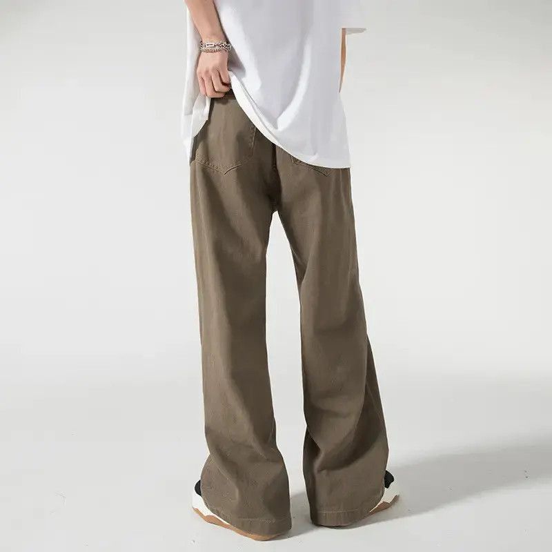 Japanese Brand Loose wide leg straight leg solid color jeans Size US 32 / EU 48 - 2 Thumbnail