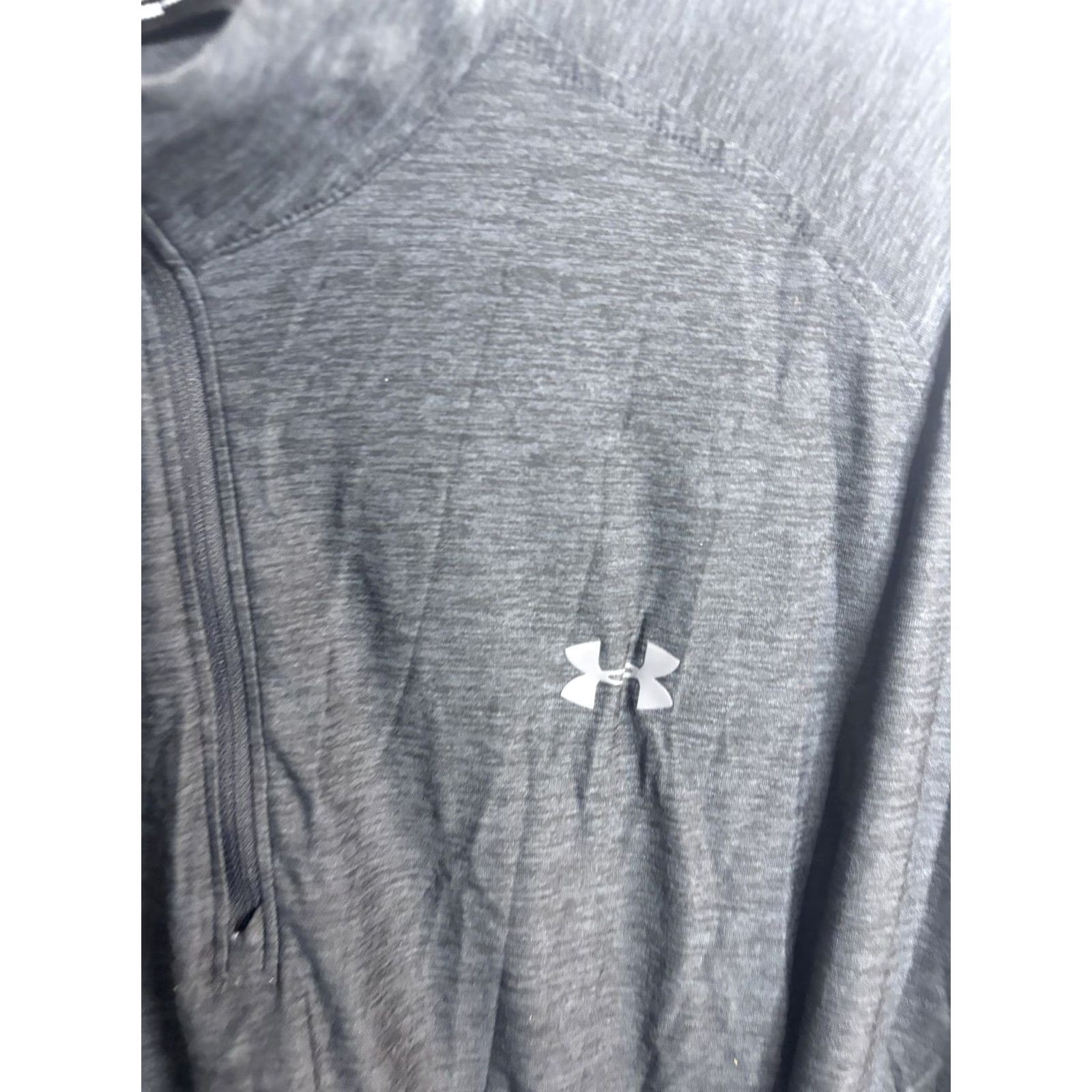 Under Armour Under Armour Pullover Shirt Mens XL Gray Quarter Zip Long Sleeve Athletic Loose Shirt Size US XL / EU 56 / 4 - 2 Thumbnail