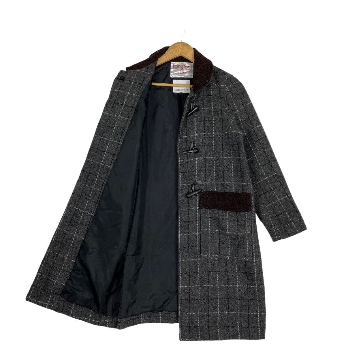 Harris Tweed Designer Hariss tweed Wool Long Coat Size US M / EU 48-50 / 2 - 9 Thumbnail