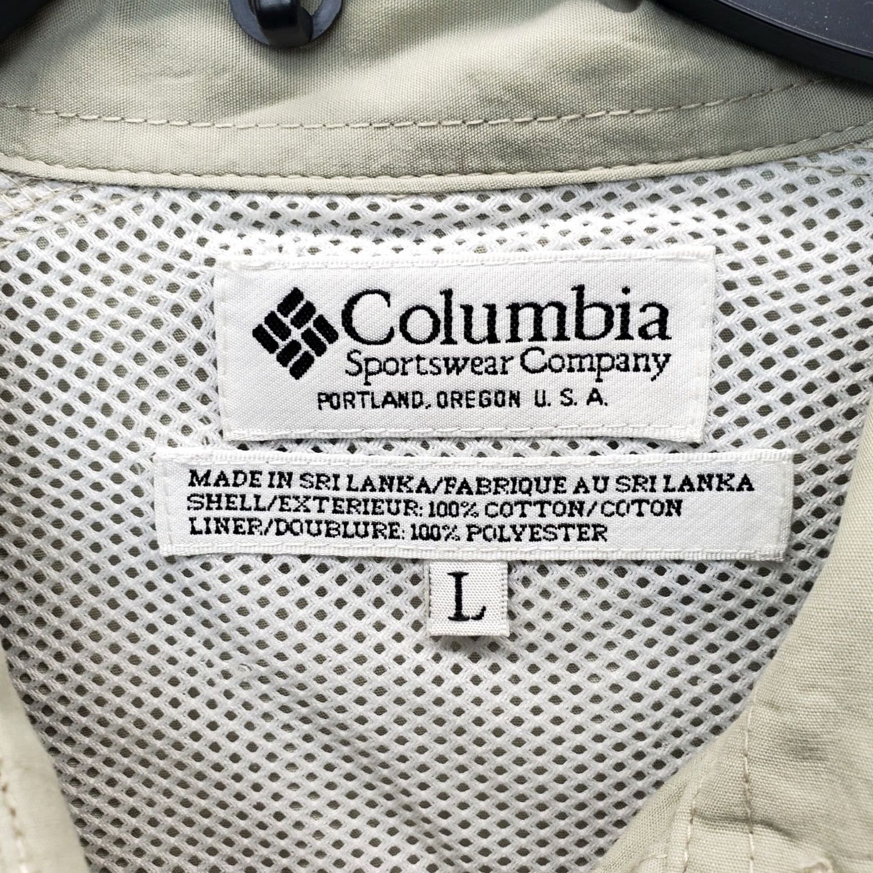 Vintage Columbia Fishing Shirt Mens L Tan Thermal Lined Detail Pocket Button Up Collared Shirt Size US L / EU 52-54 / 3 - 4 Thumbnail