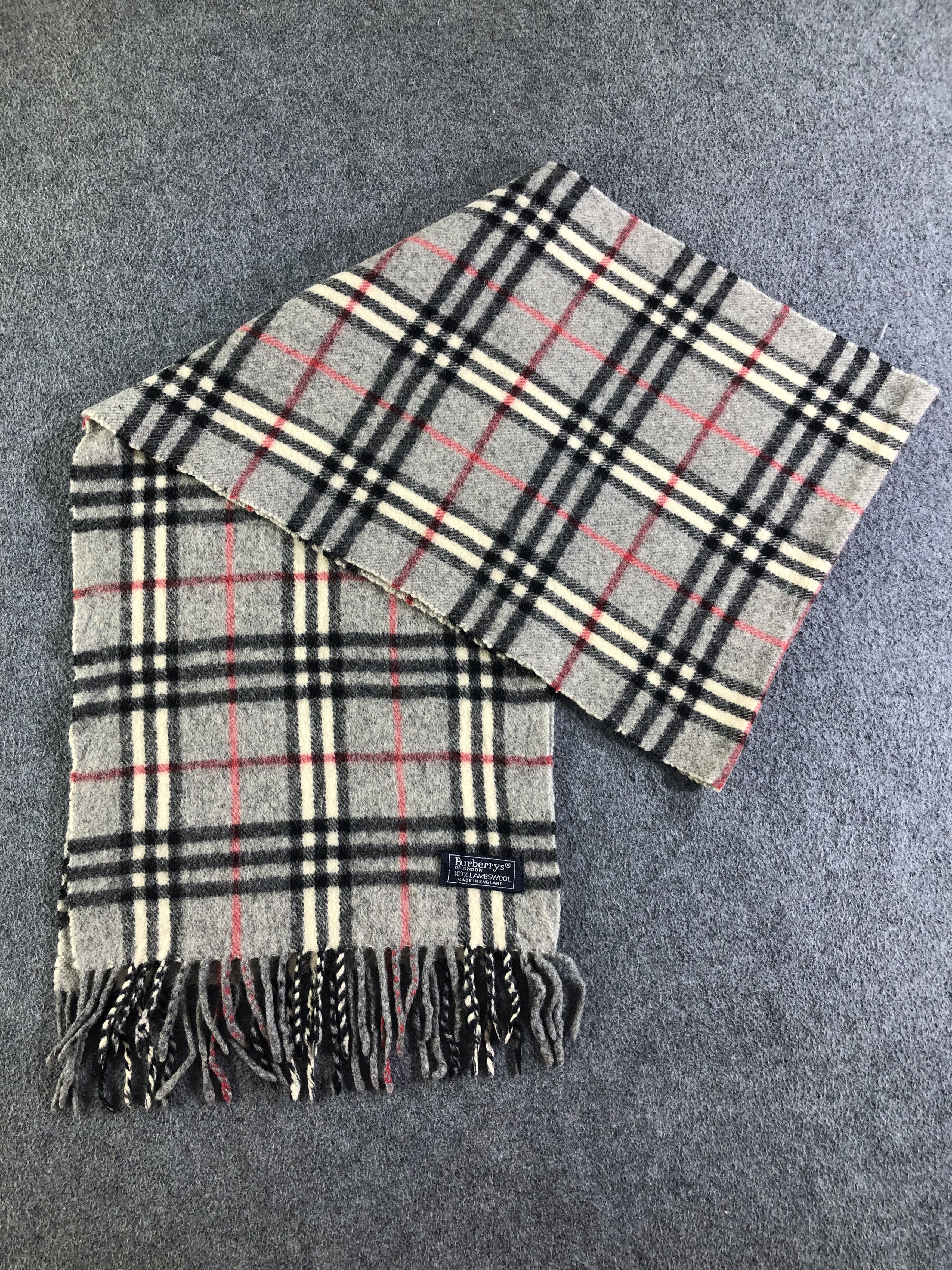 Burberry Burberry Lambswool Scarf / Muffler / Neckwear SS1425 Size ONE SIZE - 7 Thumbnail