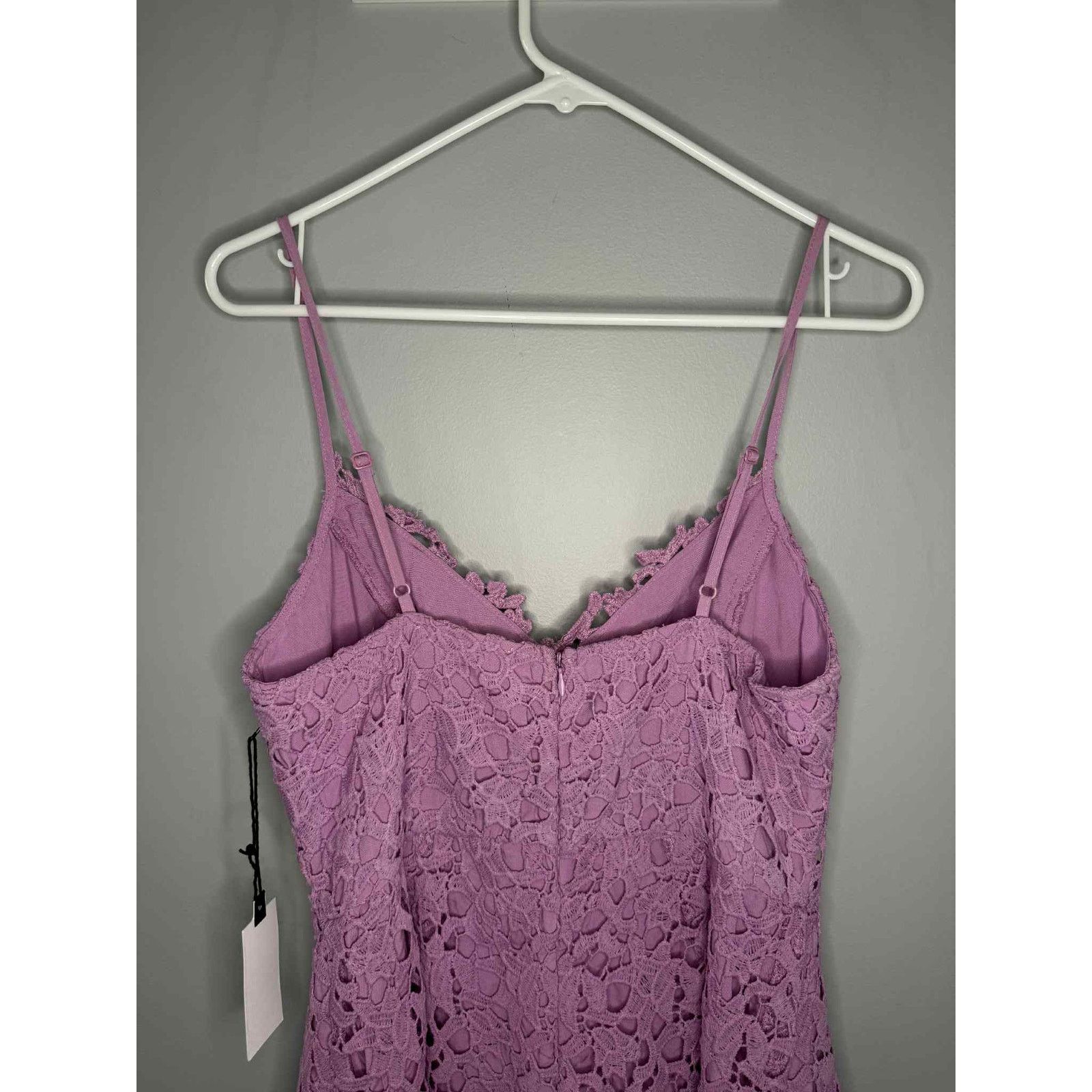 ASTR The Label NWT ASTR the Label Lace Fit & Flare Dress Light Orchid XL Size XL / US 12-14 / IT 48-50 - 6 Thumbnail