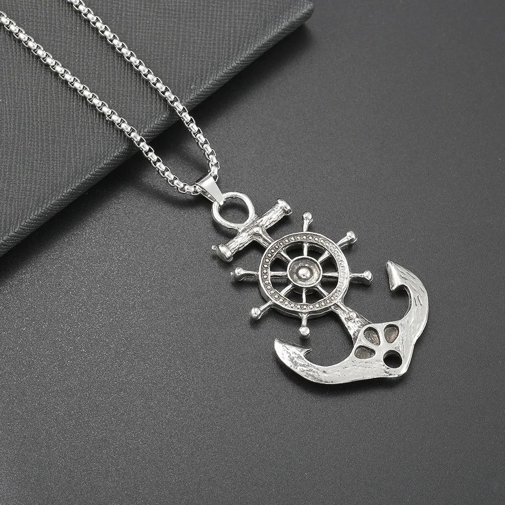 Jewelry × Vintage Vintage Anchor Necklace Size ONE SIZE - 1 Thumbnail