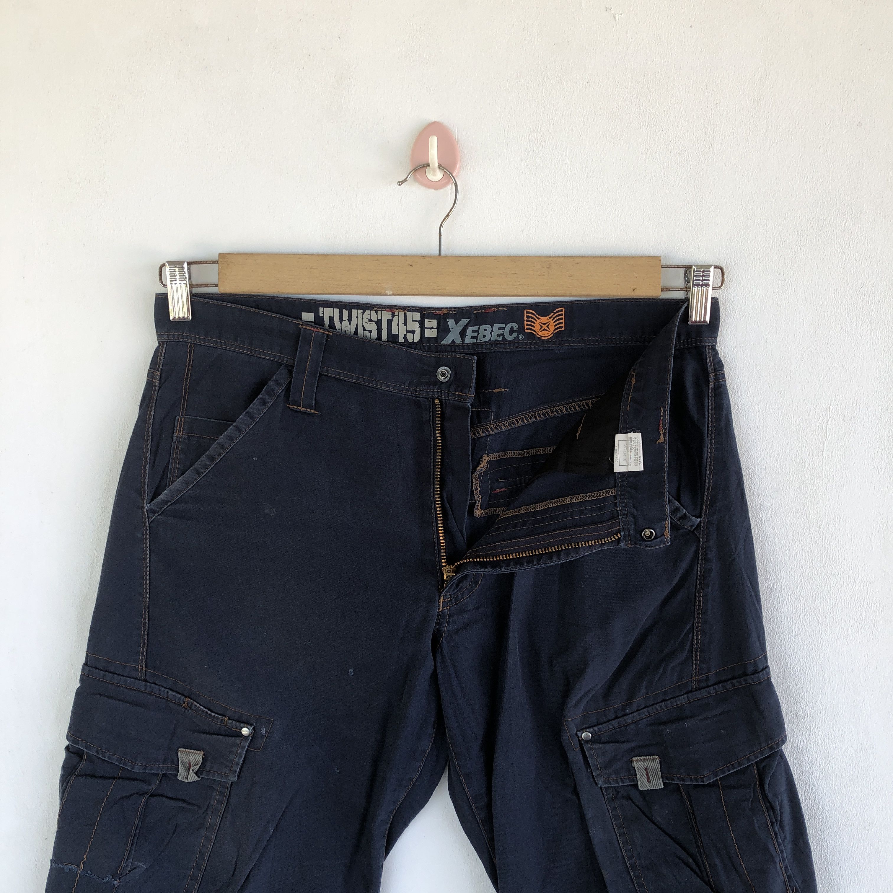 Japanese Brand Vintage Japanese Cargo Pants Multi Pocket Bondage Trousers Size US 34 / EU 50 - 6 Thumbnail