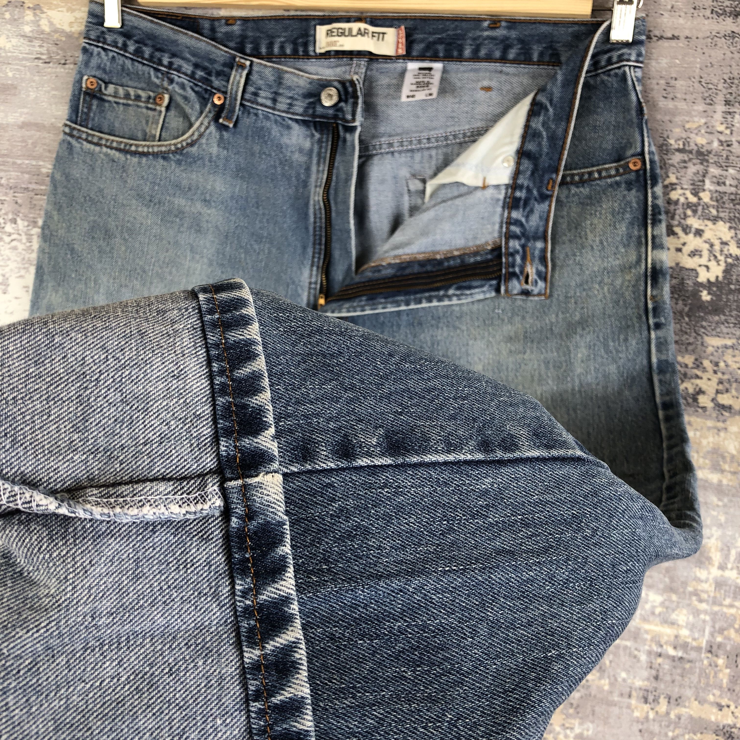 Levi's Vintage Levi's Light Wash Jeans Levis Faded Wash Denim Size US 38 / EU 54 - 8 Thumbnail