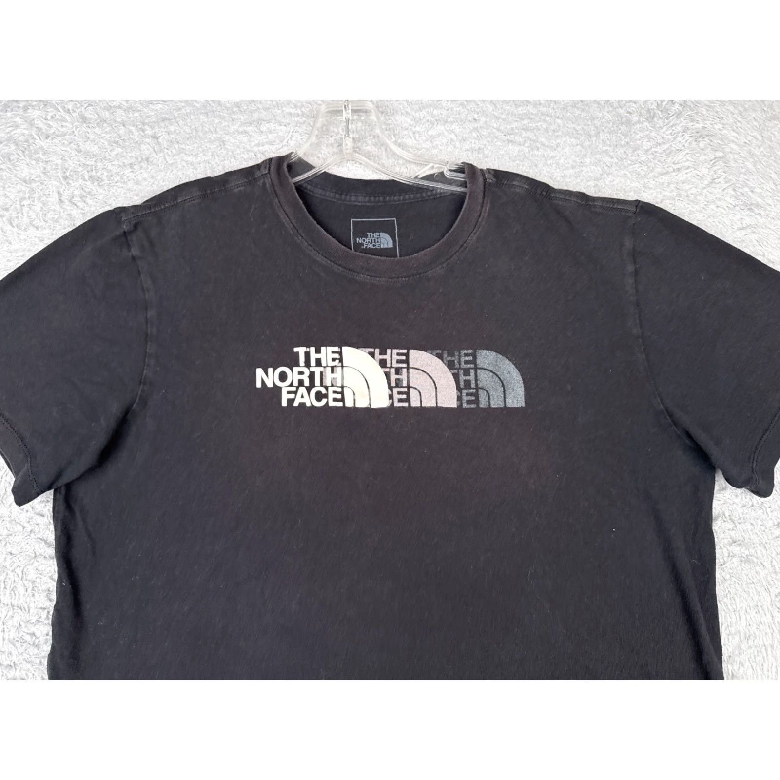 The North Face VINTAGE The North Face Shirt Men Large Black Crew Neck 100% Cotton Short Sleeve Logo American Outdoor Mens Size US L / EU 52-54 / 3 - 4 Thumbnail