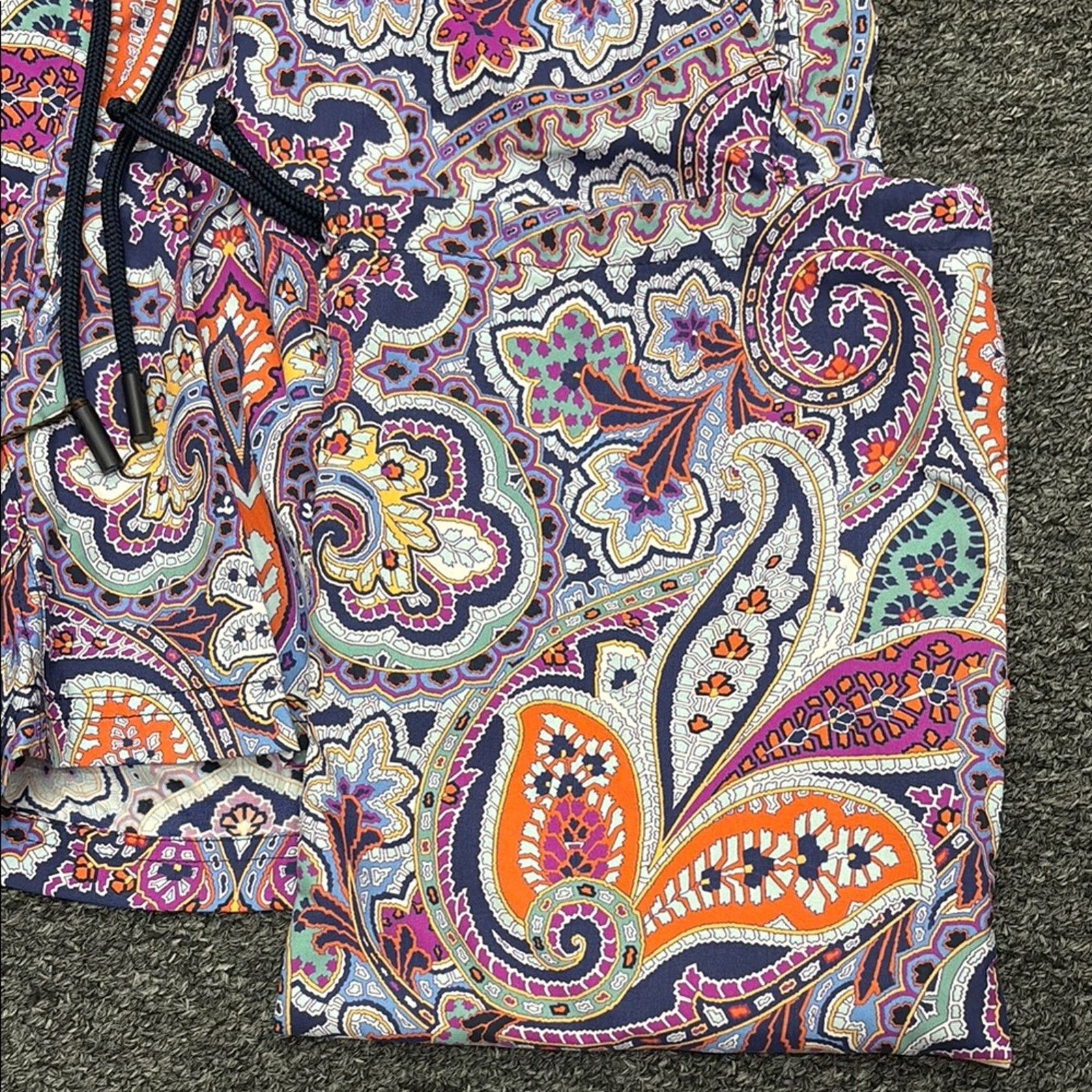 Etro NWT Etro Men's Multicolor Paisley Swim Trunks Size XL Size US 38 / EU 54 - 2 Thumbnail