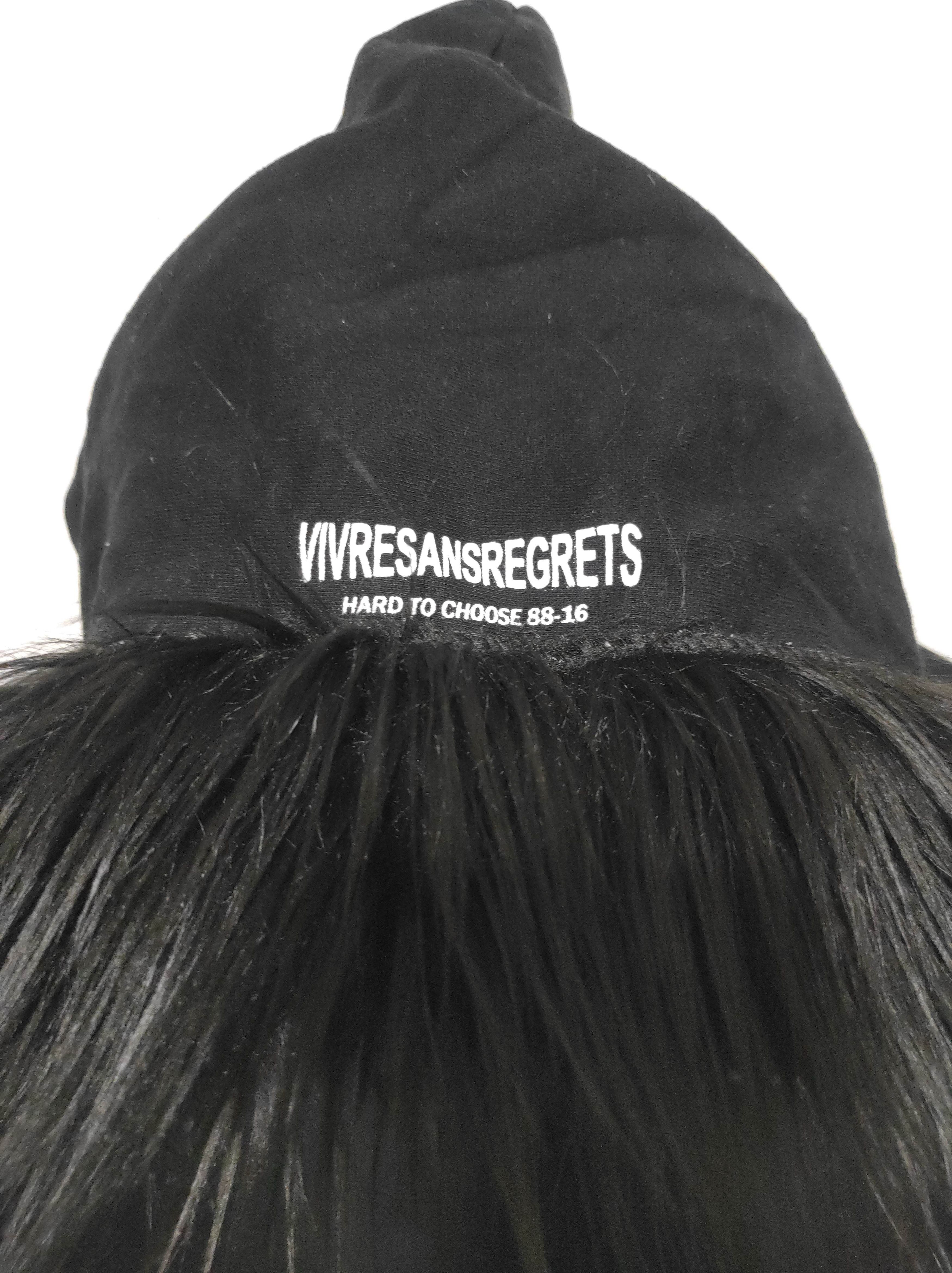 Hysteric Glamour Vivre Sans Regrets "VSR" MADNESS Fur Hoodie LGB style Size US M / EU 48-50 / 2 - 6 Thumbnail