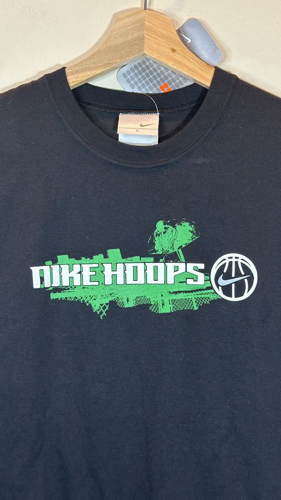 Nike × Vintage *RARE* Vintage New Nike Hoops Basketball Gray Tag Tank Top Size US S / EU 44-46 / 1 - 3 Thumbnail