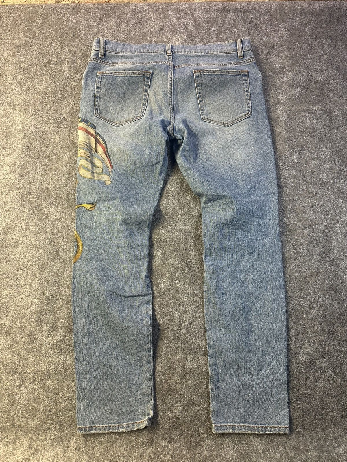Dolce & Gabbana Dolce & Gabbana Skinny Men’s Jeans Size 50/34 Light Wash Size US 34 / EU 50 - 2 Thumbnail