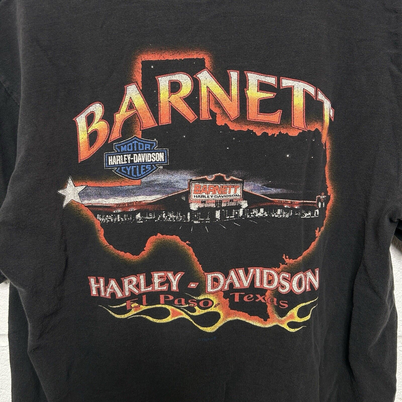 Harley Davidson Vintage Harley Davidson USA Flag “Black” Tee Size US L / EU 52-54 / 3 - 4 Thumbnail
