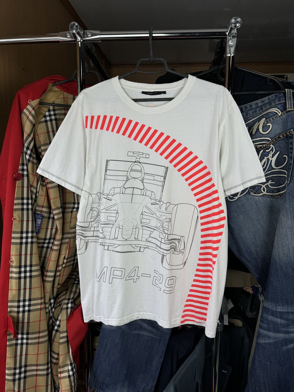 Malcolm McLaren × Mercedes-Benz Mens Vintage Mercedes Team McLaren T-shirt racing tee Size US L / EU 52-54 / 3 - 1 Thumbnail
