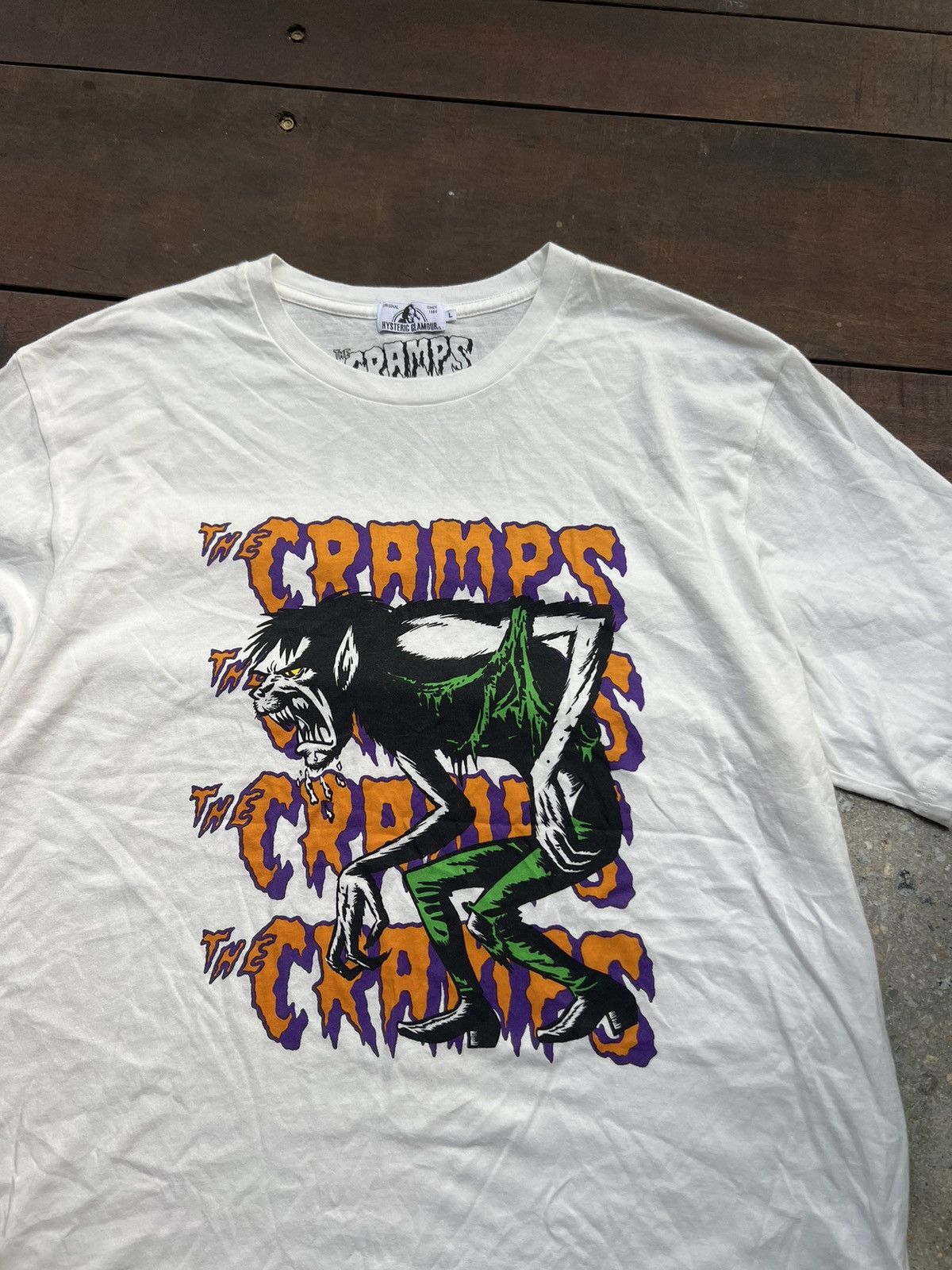 Hysteric Glamour HYSTERIC GLAMOUR THE CRAMPS RARE ARCHIVE TEE RARE Size US M / EU 48-50 / 2 - 3 Thumbnail