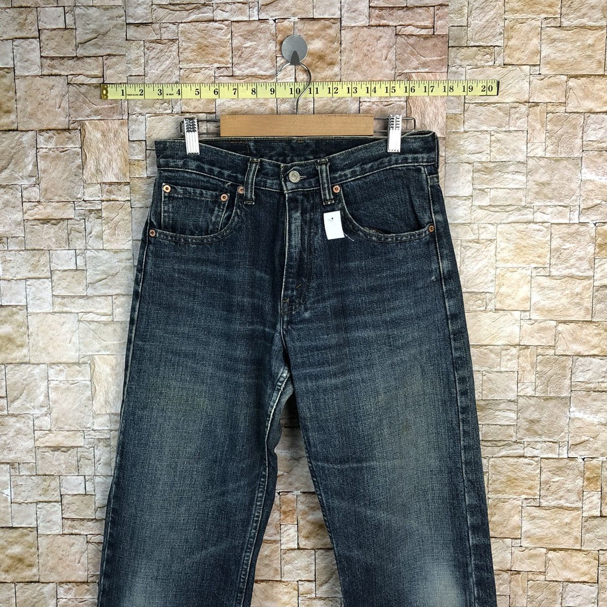 Levi's 534 Levis Blue Denim jeans Pants #7570 Size US 28 / EU 44 - 2 Thumbnail
