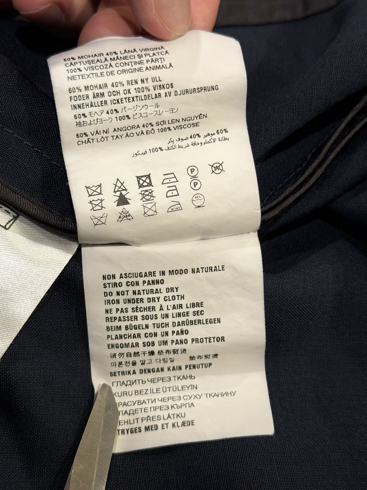 Miu Miu Miu Miu Mohair Blouson Zip Bomber Navy Blue Light Jacket Size XS / US 0-2 / IT 36-38 - 17 Thumbnail