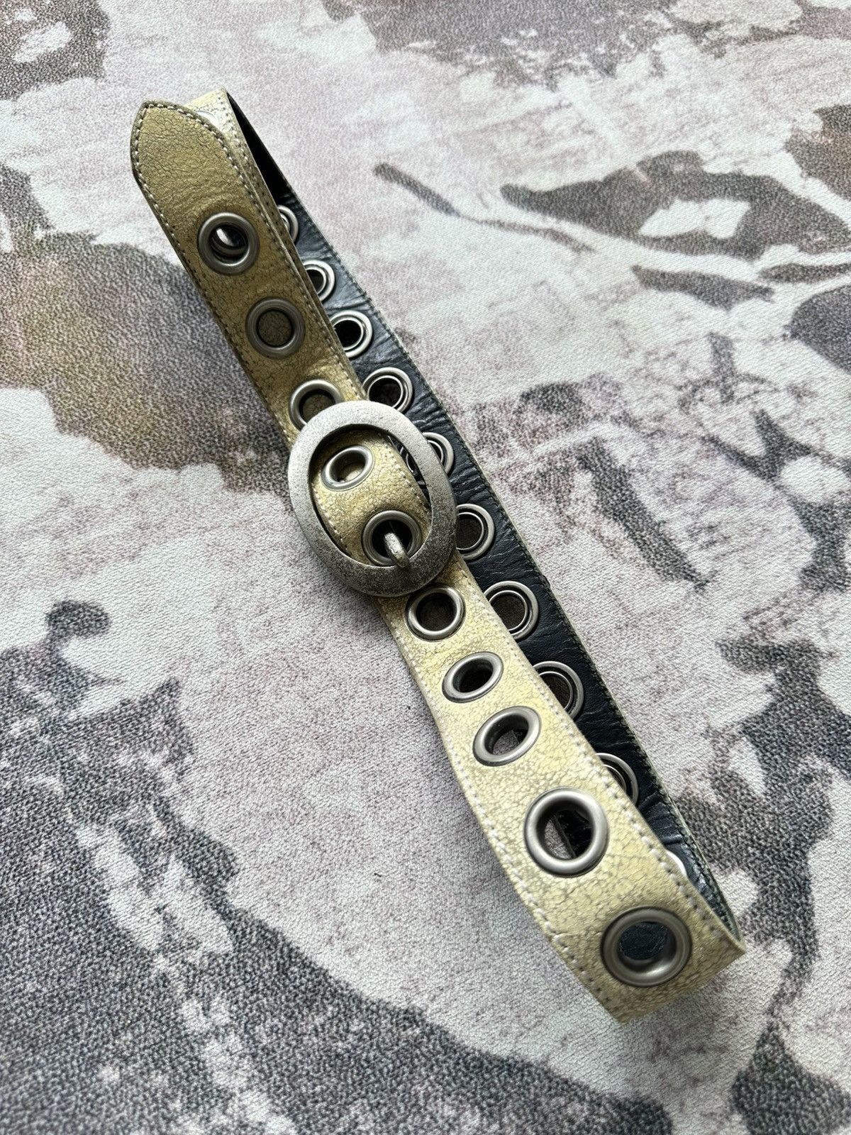 5351 POUR LES HOMMES 00's 5351 Pour Les Hommes eyelet rocker belt Size ONE SIZE - 9 Thumbnail