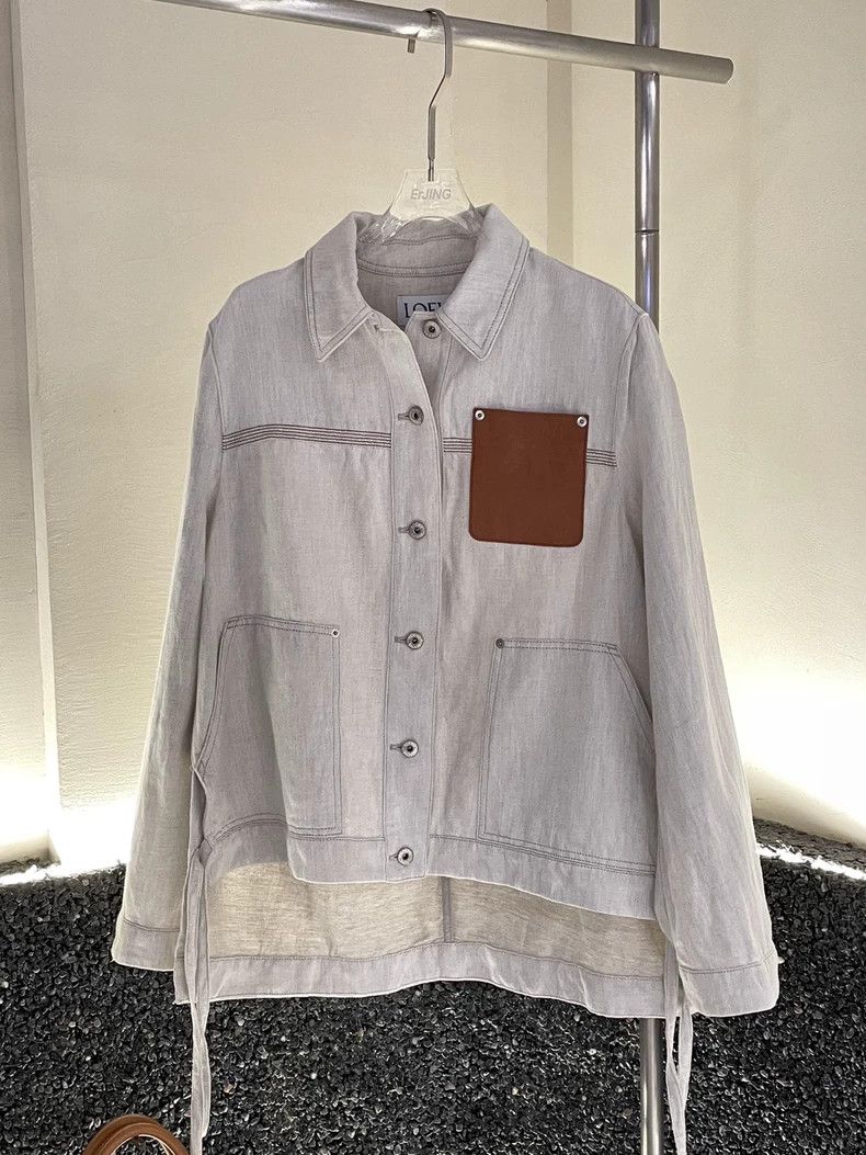 Loewe Loewe SS24 Appliqué Collar Jacket - dmc Size US M / EU 48-50 / 2 - 1 Thumbnail