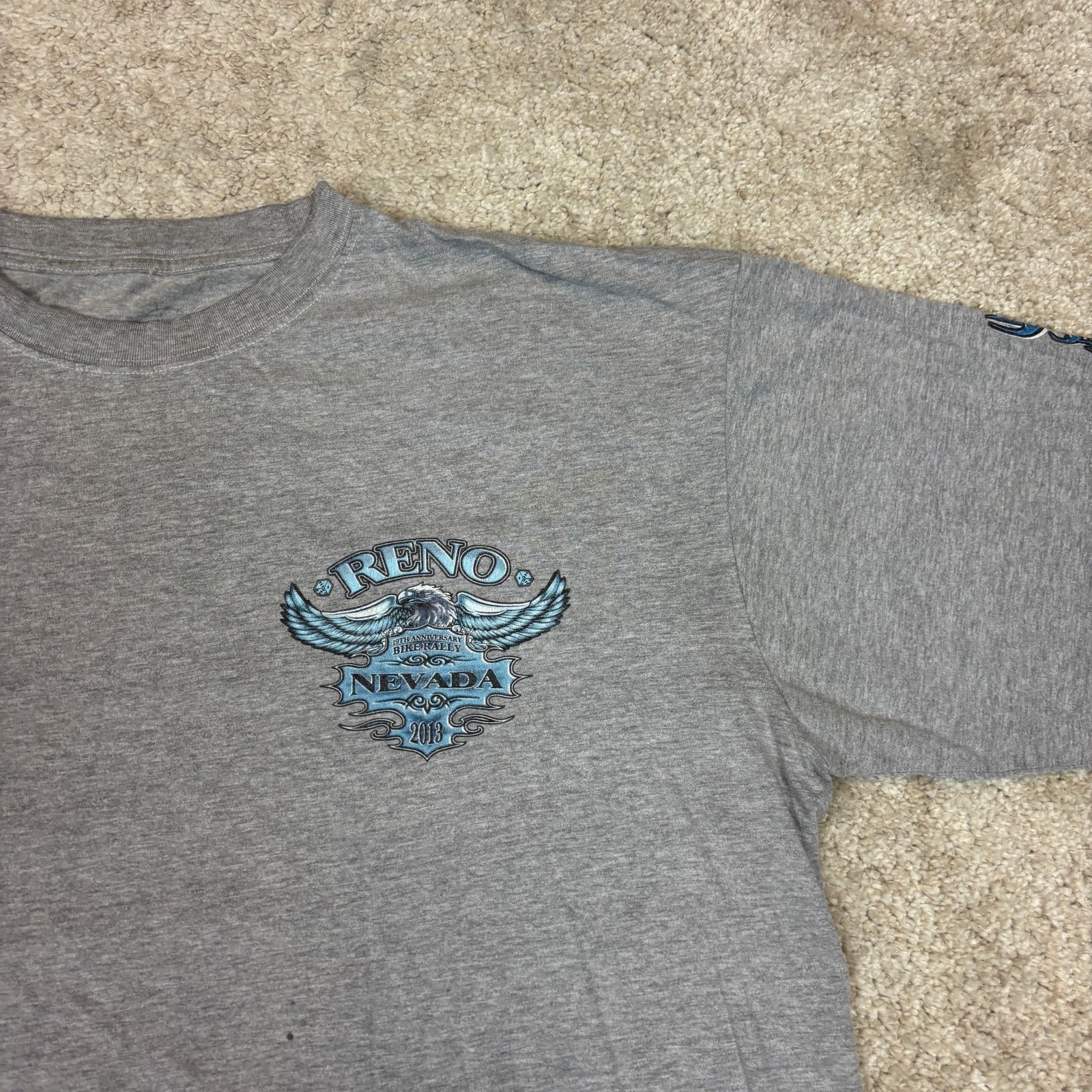 Other Reno Nevada Bike Rally 2013 LS Motorcycle Shirt 3XL Size US XXL / EU 58 / 5 - 4 Thumbnail