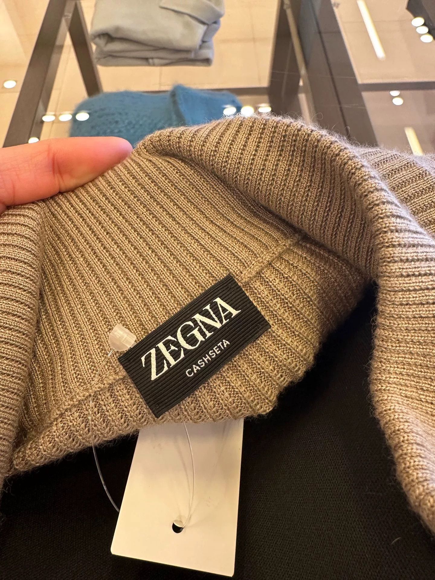 Ermenegildo Zegna Zegna Beige Half-Zip Knit Sweater Size US M / EU 48-50 / 2 - 8 Thumbnail