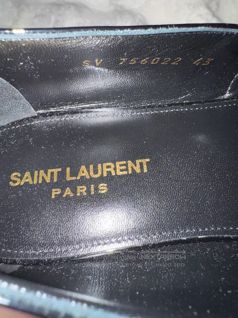 Saint Laurent Paris Saint Laurent Paris Crystal Buckle Loafers Shoes Size US 10 / EU 43 - 7 Thumbnail