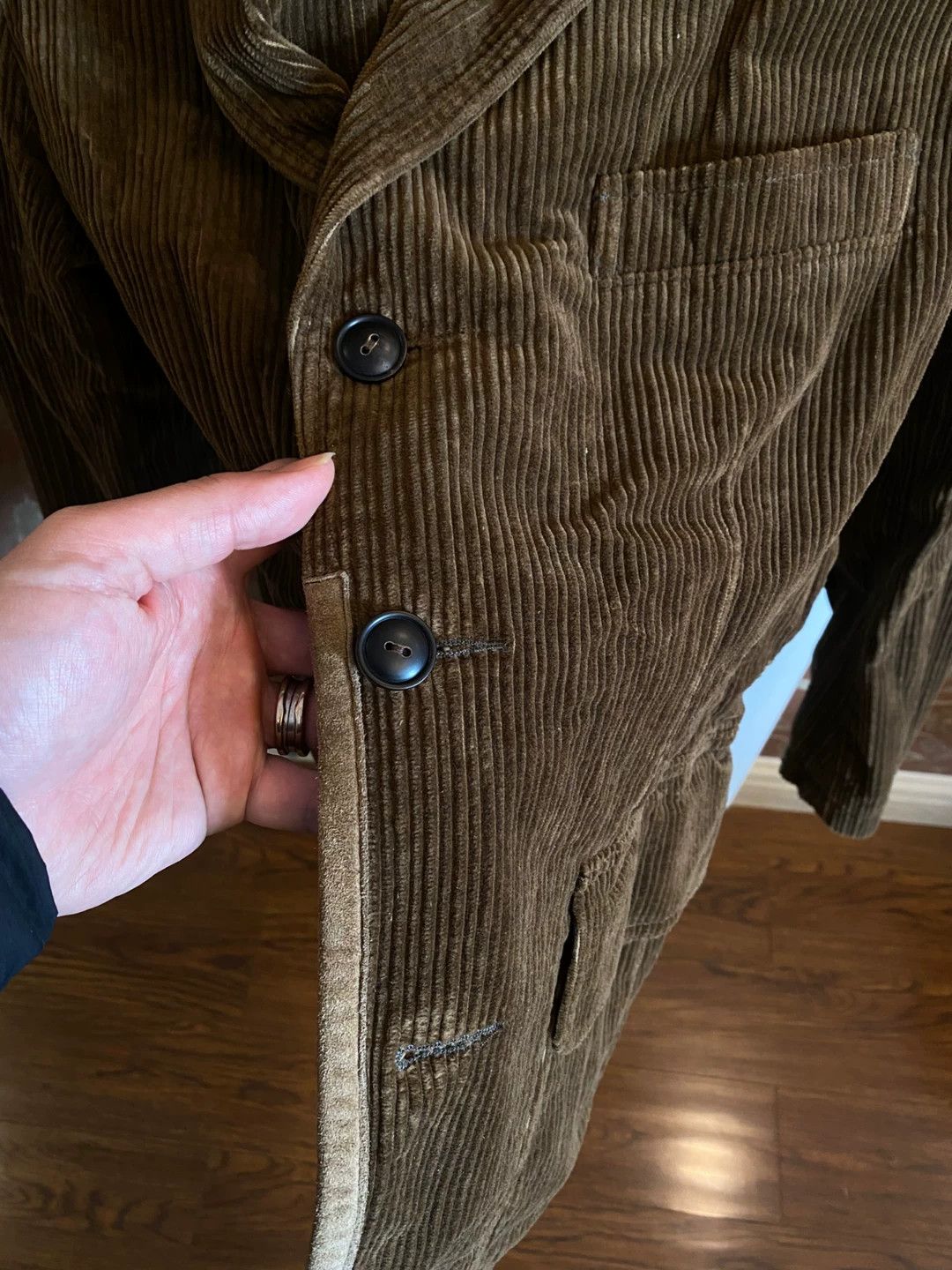 RRL Ralph Lauren RRL Wide Wale Corduroy Vintage Distressed Blazer (M) Size US M / EU 48-50 / 2 - 3 Thumbnail