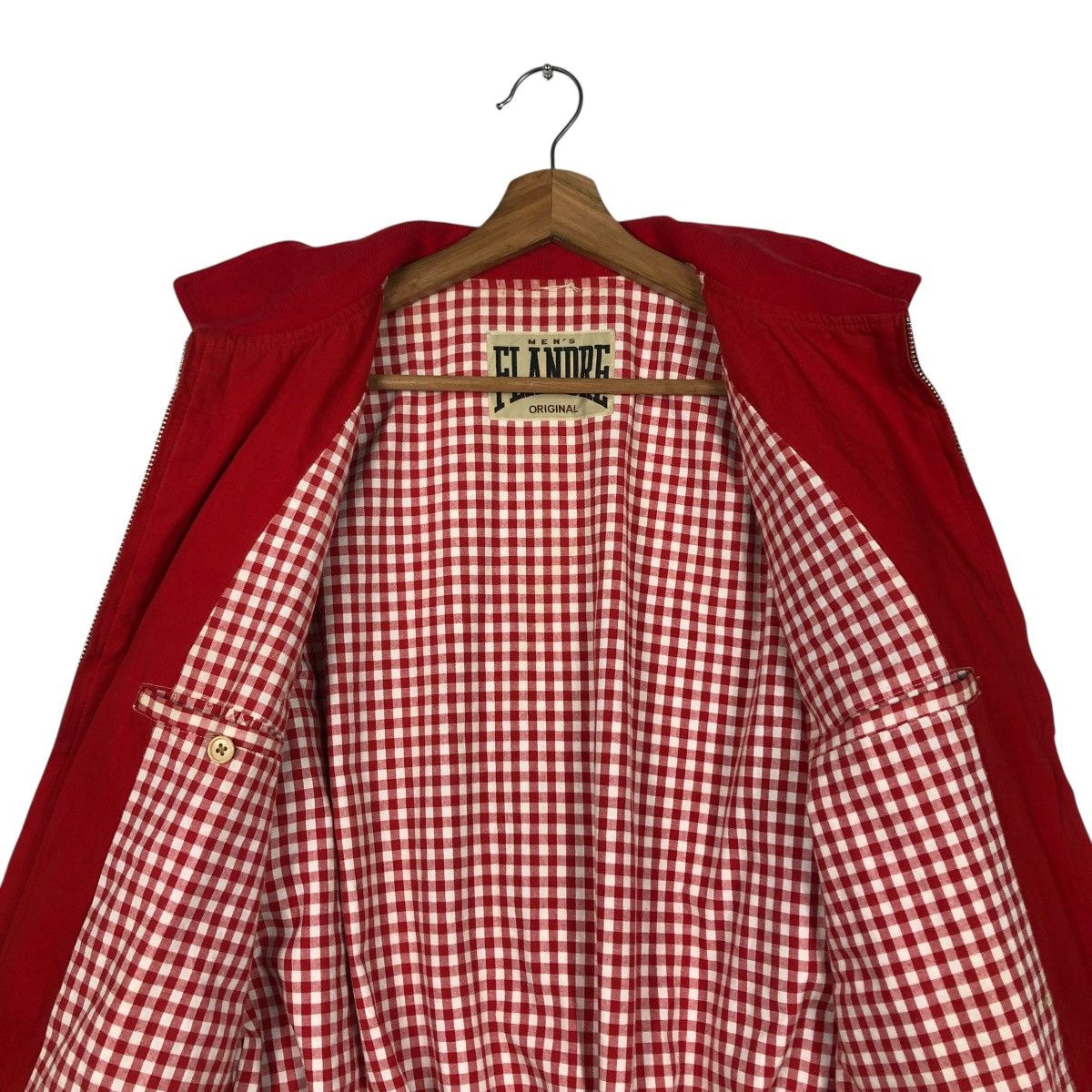 Japanese Brand 🔥RICH RED VINTAGE BOMBER JACKET MEN’S FLANDRE ISSEY MIYAKE Size US M / EU 48-50 / 2 - 16 Thumbnail