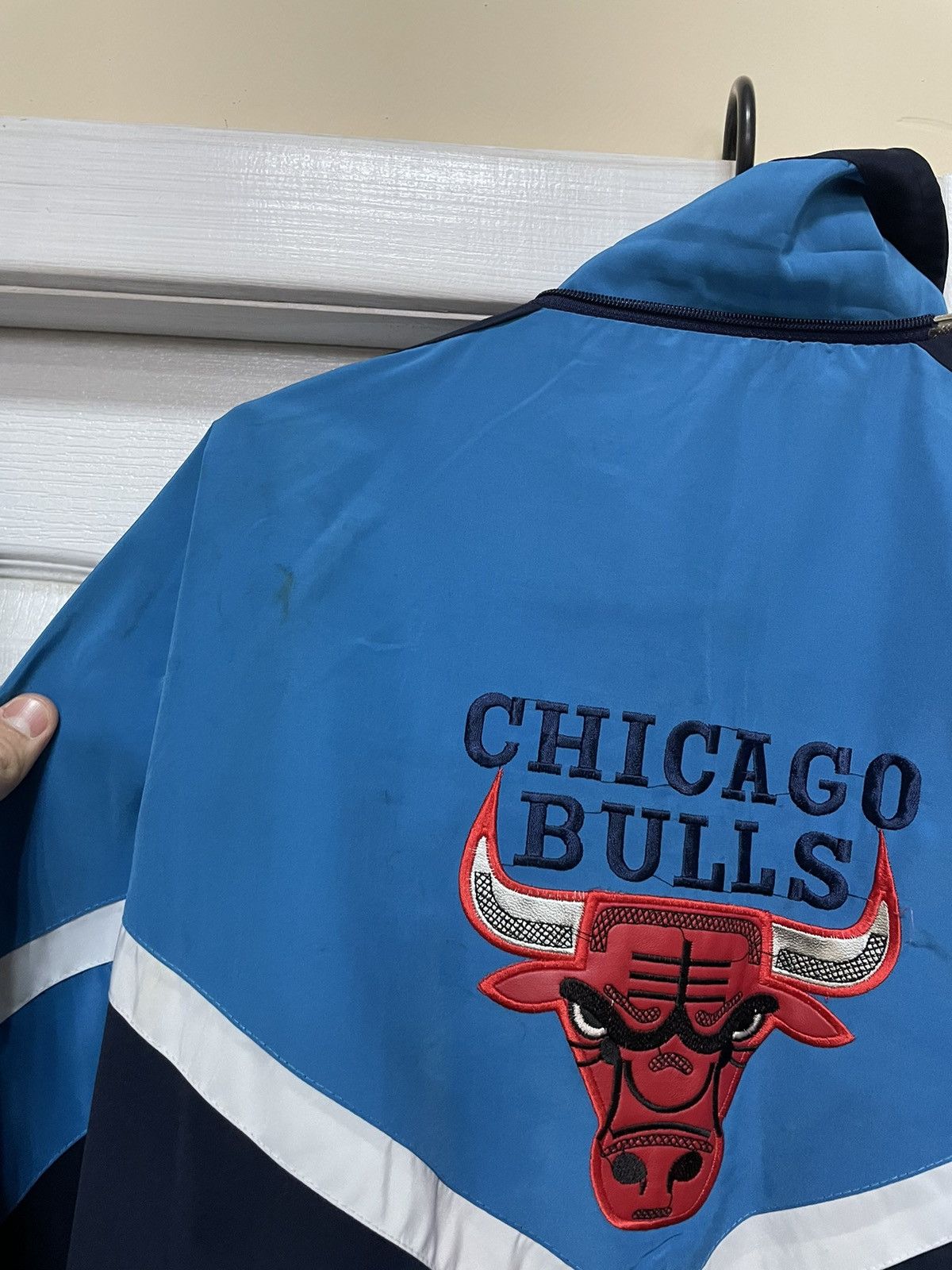 NBA × Vintage XL Chicago Bulls Jacket Windbreaker nba pants suit bomber Size US XL / EU 56 / 4 - 10 Thumbnail