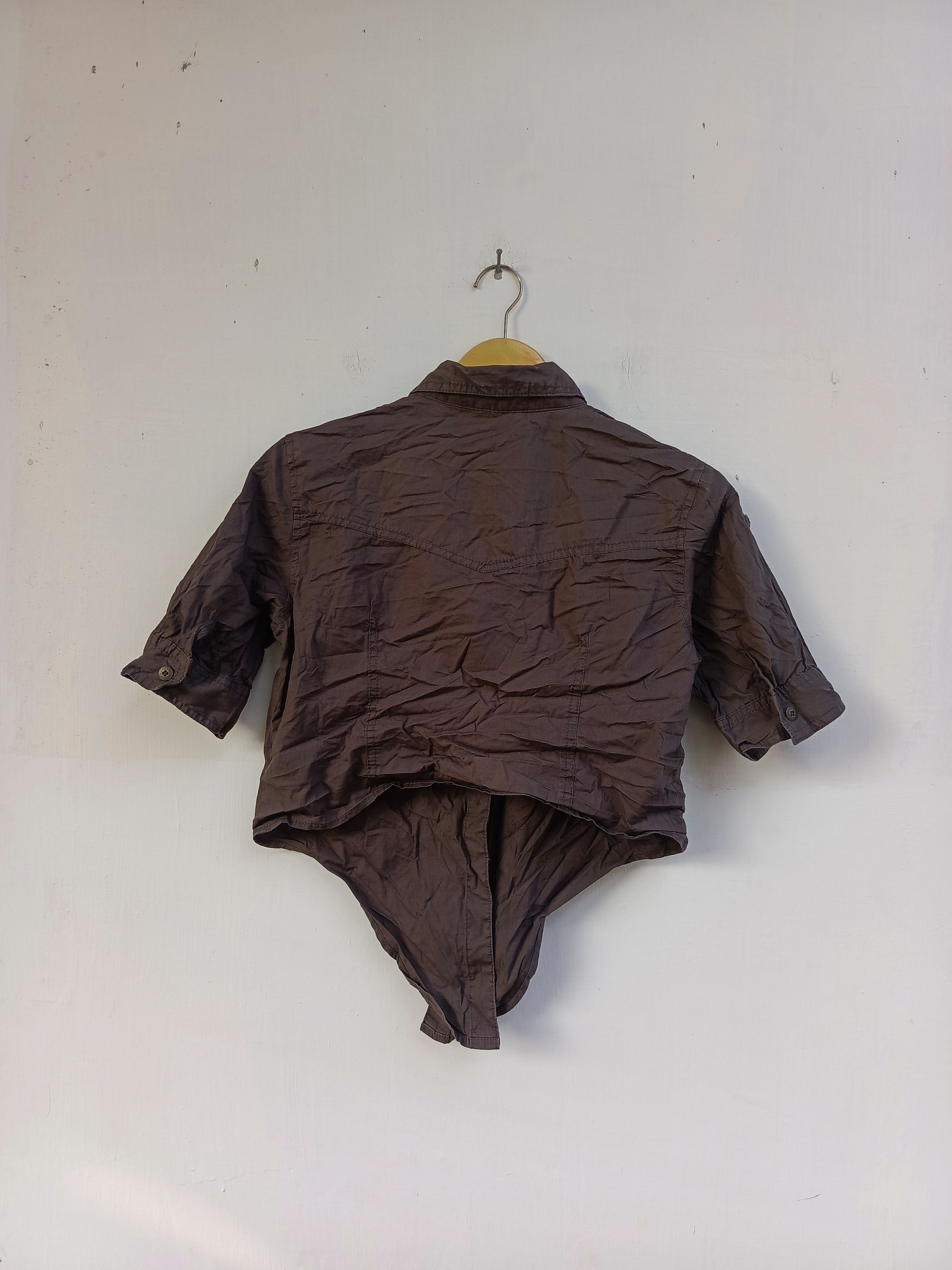 Japanese Brand Cornflake crop shirt button Size L / US 10 / IT 46 - 6 Thumbnail