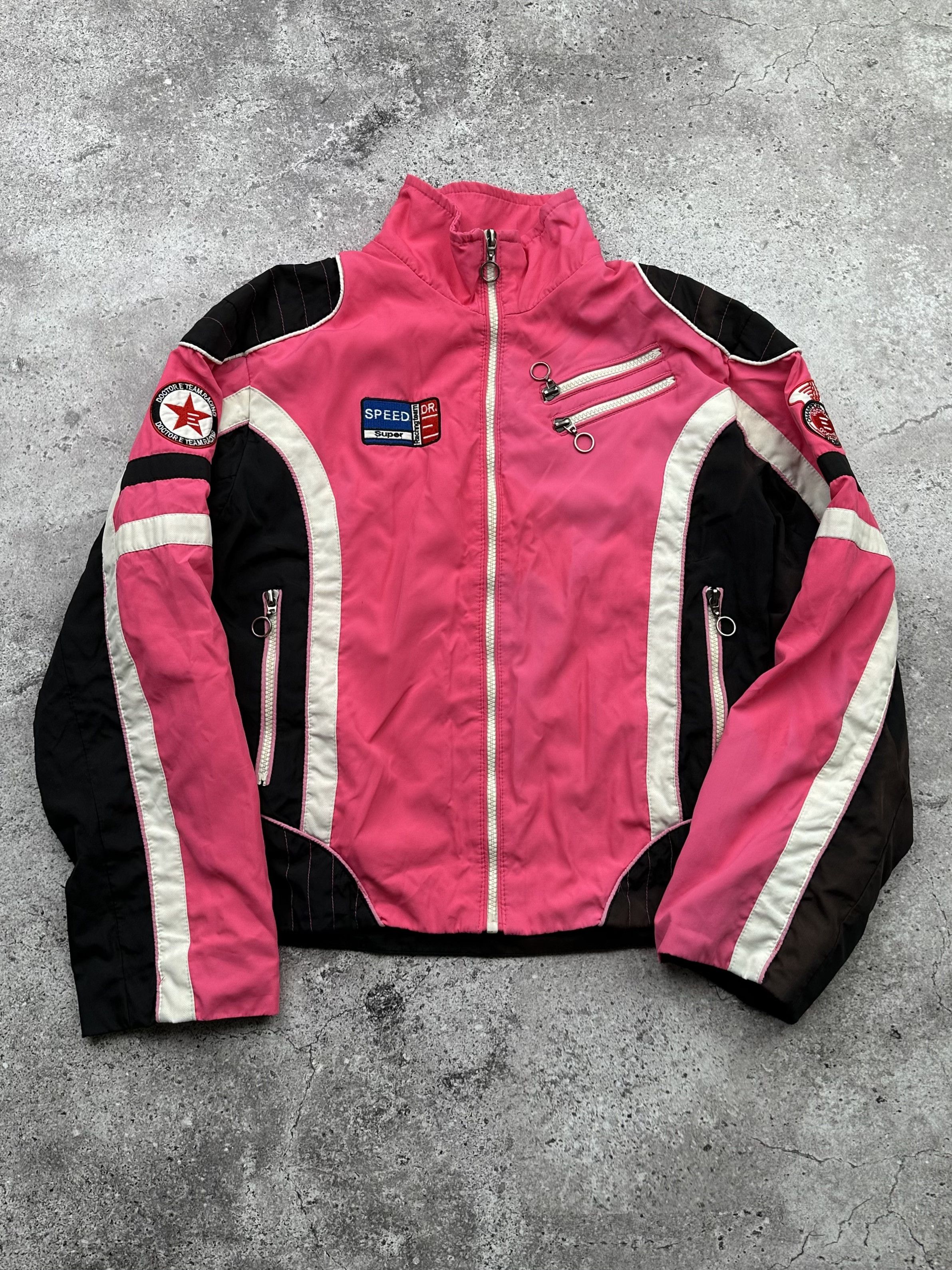 Japanese Brand × Vintage Vintage Sun Faded Racing Style Jacket C37 Size M / US 6-8 / IT 42-44 - 1 Thumbnail