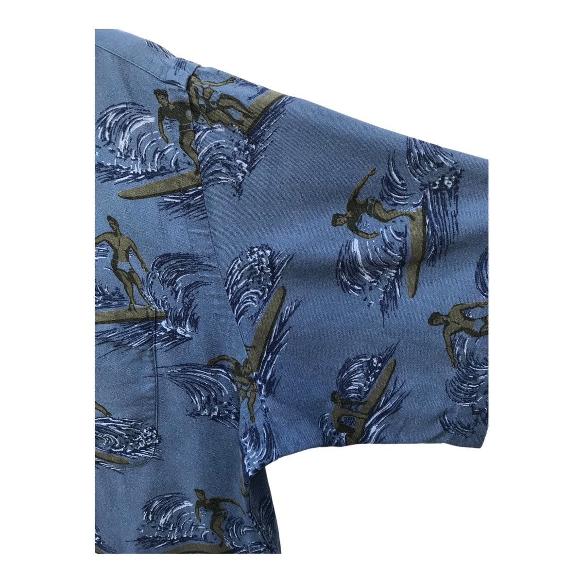 Polo Ralph Lauren Vintage Polo Ralph Lauren Surfing Overprinted Button Down Size US XL / EU 56 / 4 - 8 Thumbnail
