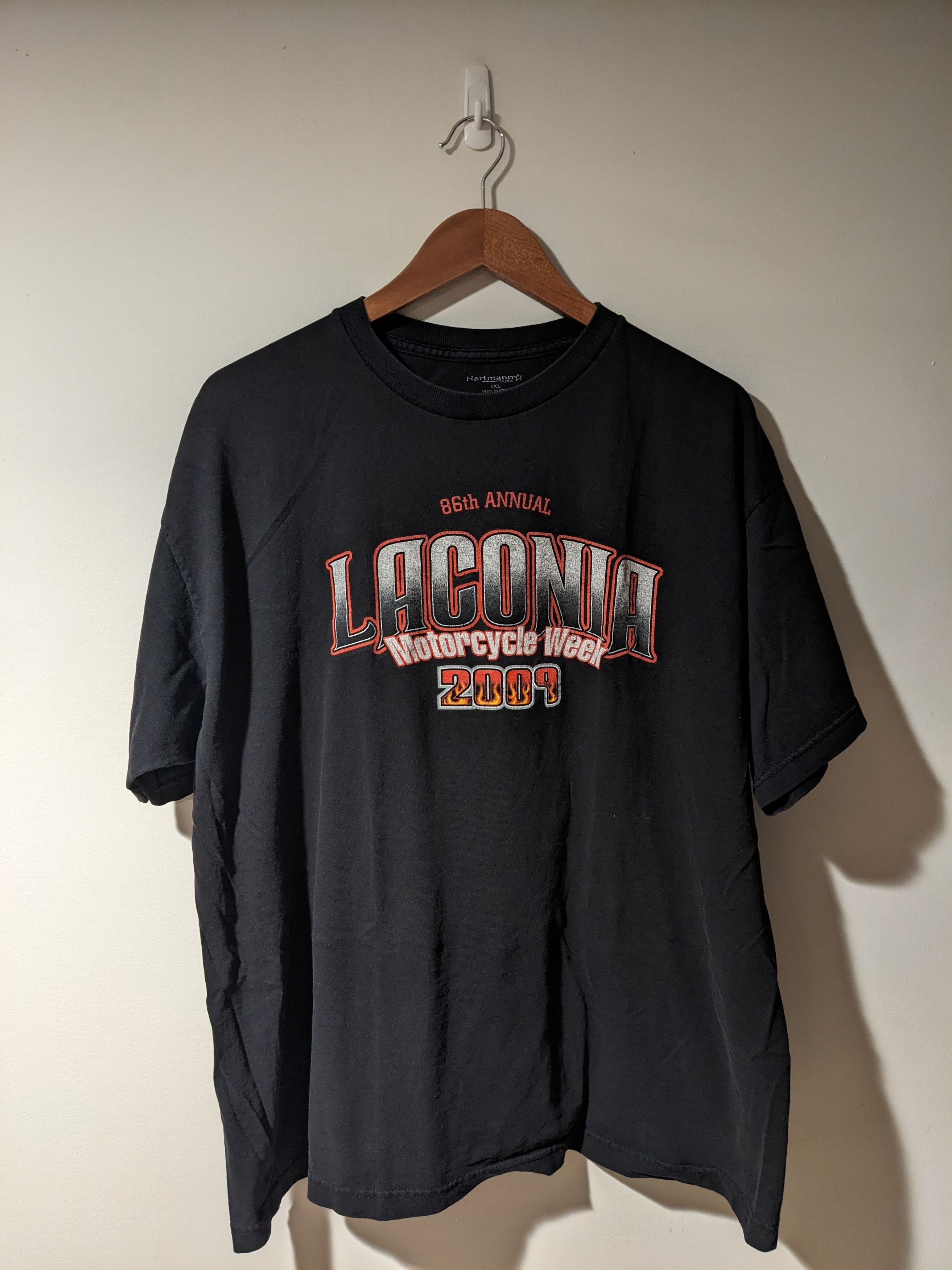 Harley Davidson × Vintage Vintage 2009 Laconia Bike Week Motorcycle XX-Large T-Shirt Size US XXL / EU 58 / 5 - 3 Thumbnail