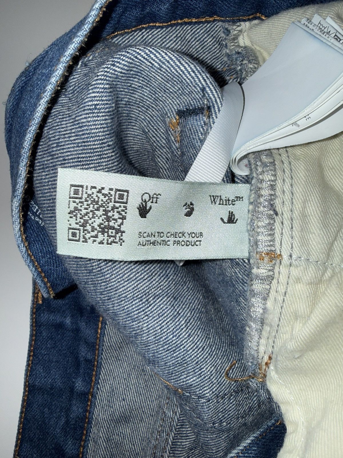 Off-White Off-White Denim Program Jeans Size US 31 - 8 Thumbnail