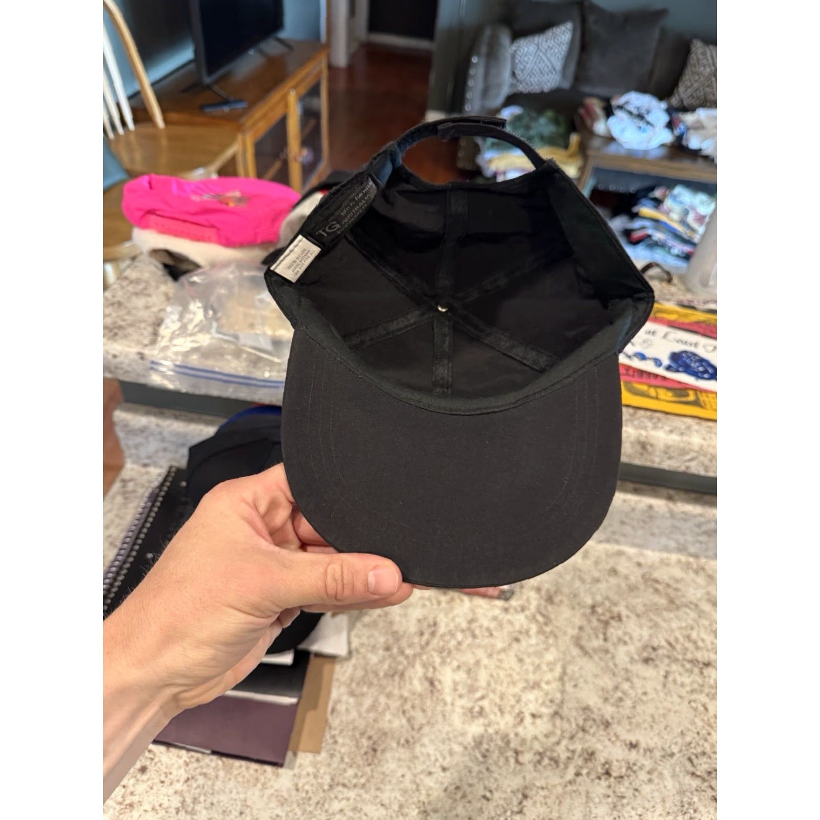 Vintage VINTAGE 90s Disney Beagle Boys Inc. Black Nylon Strapback Hat Cap Cartoon Dogs Size ONE SIZE - 4 Thumbnail