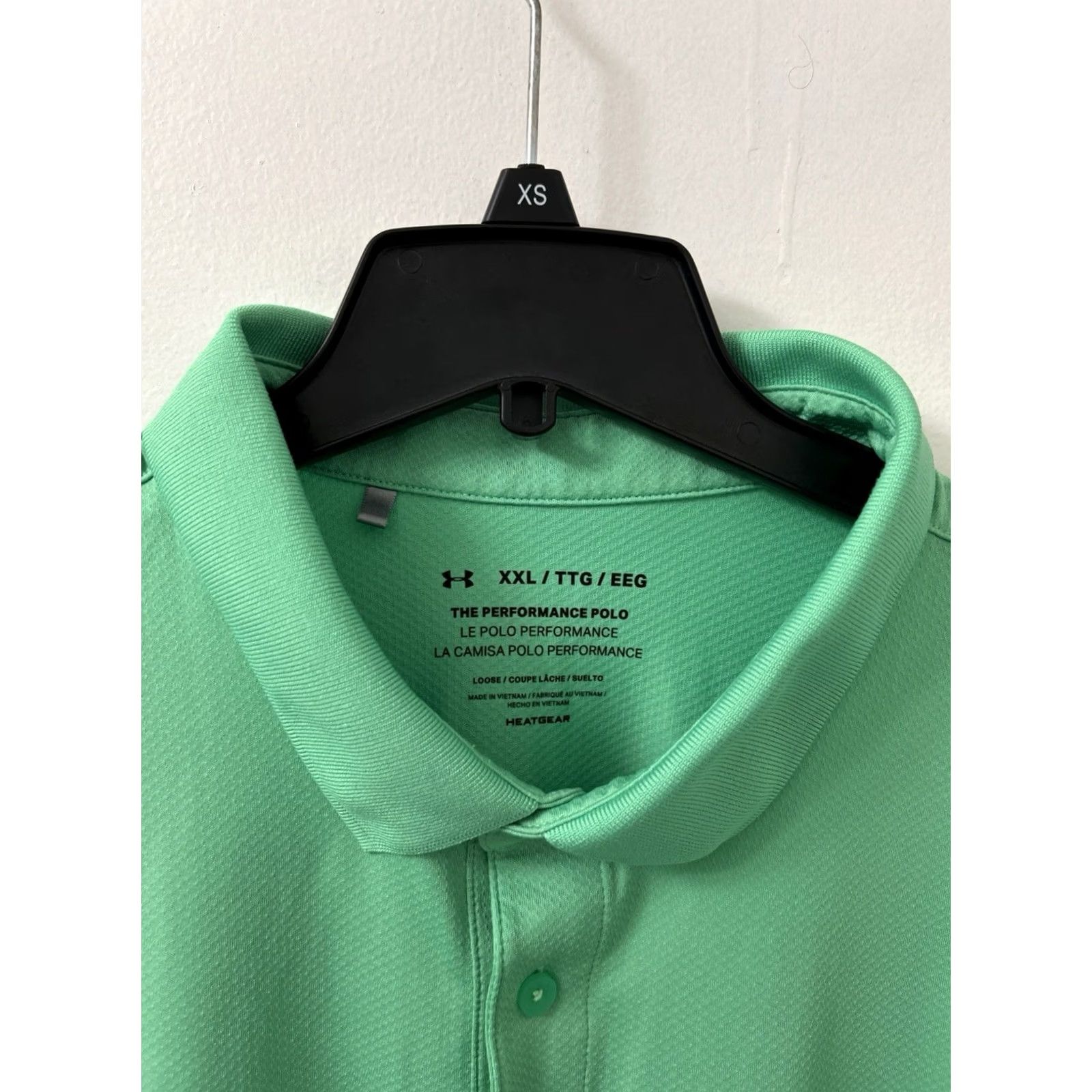 Under Armour Under Armour Polo Shirt Mens 2XL Green HeatGear Golf Short Sleeve Moisture Wicking Breathable Performance Polo Size US XXL / EU 58 / 5 - 5 Thumbnail