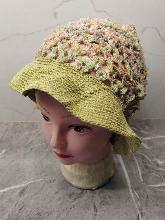 Japanese Brand Vintage Knit Handmade Bucket Hat Size ONE SIZE - 1 Thumbnail