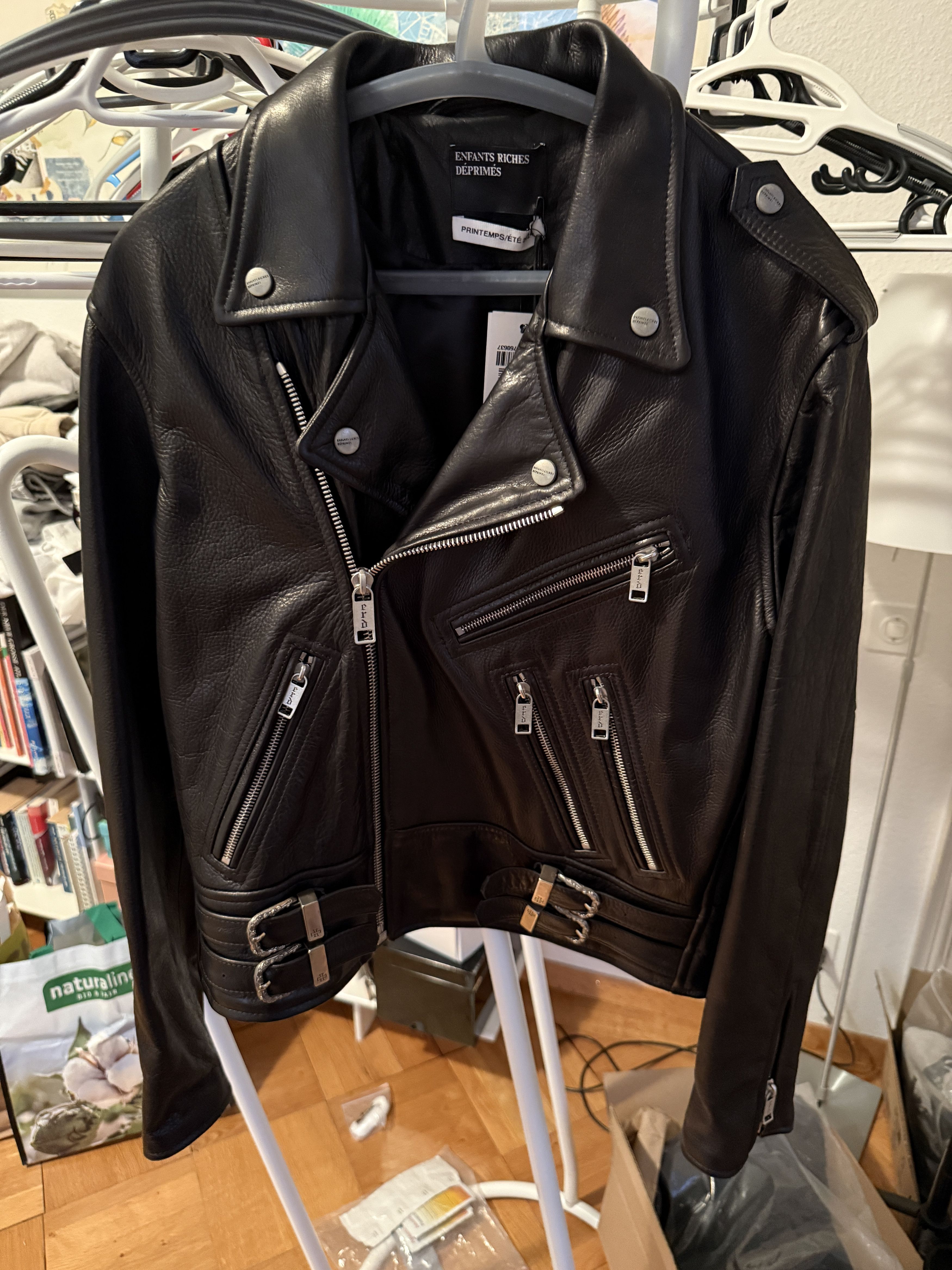 Enfants Riches Deprimes Rose Buckle Moto Jacket Size US M / EU 48-50 / 2 - 1 Thumbnail