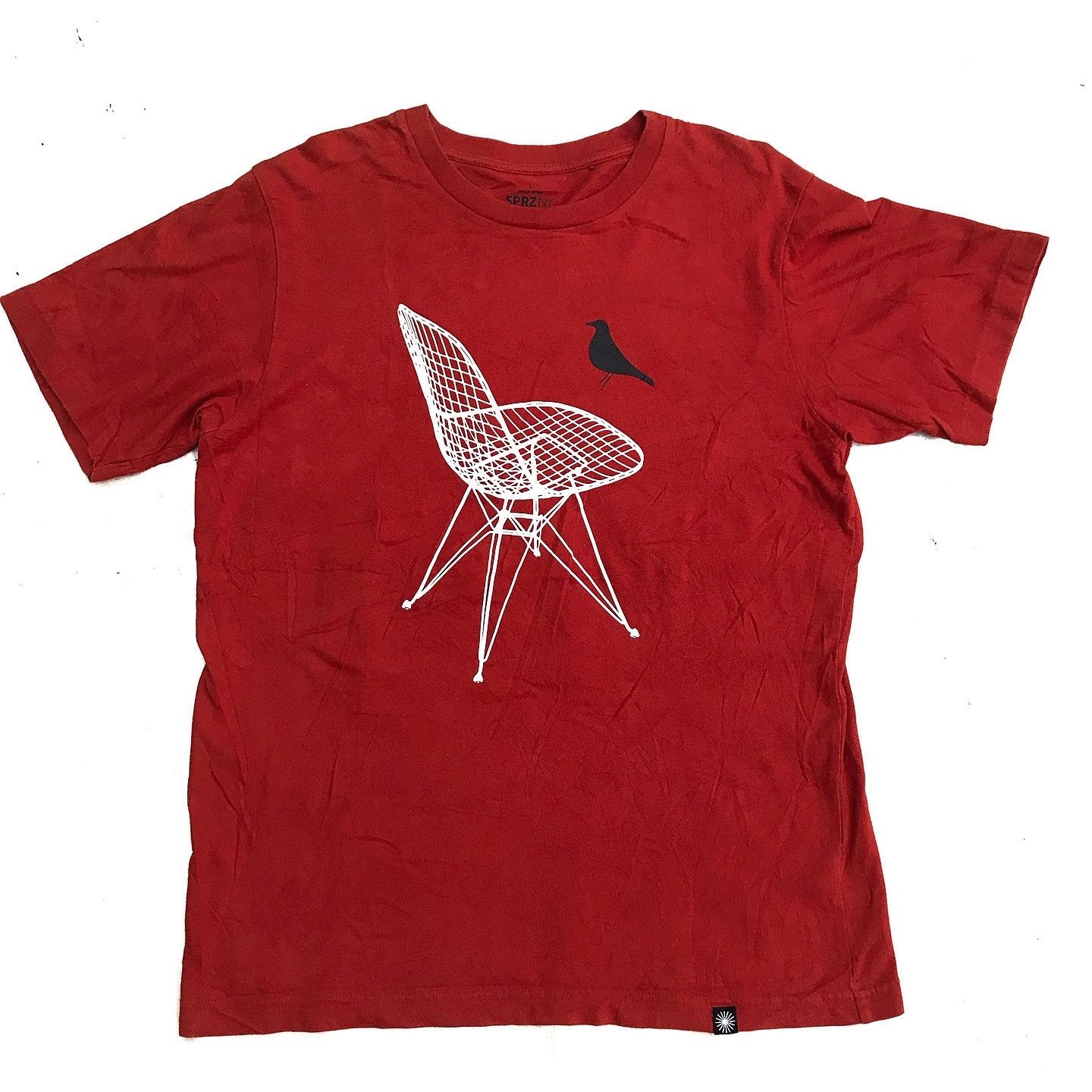 Uniqlo Eames office Chair on Tee Tshirt by Uniqlo Orange spaceage Size US M / EU 48-50 / 2 - 11 Thumbnail