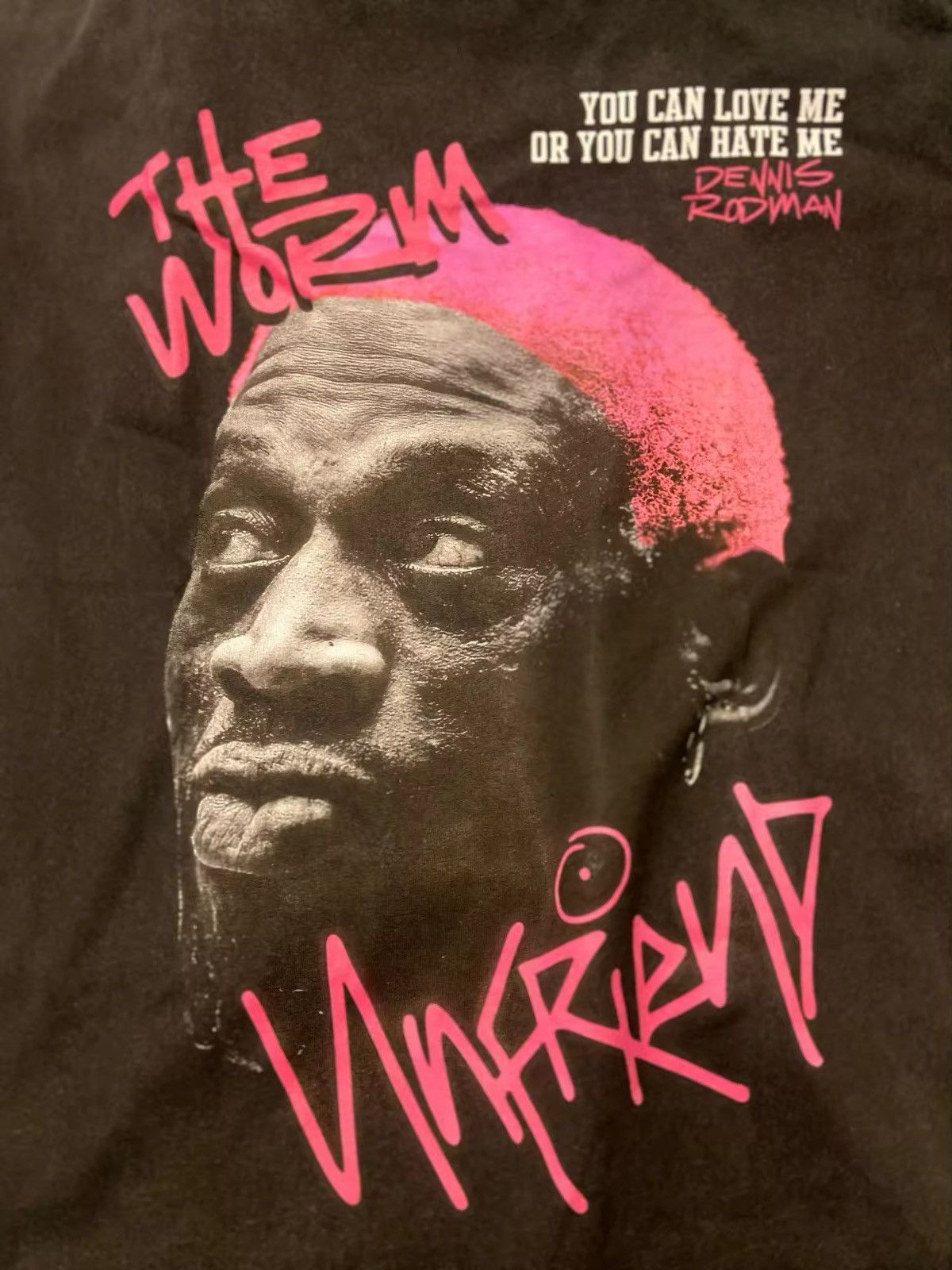 Japanese Brand The Worm Ronnie Face Graphic Printed T-Shirt Size US XXL / EU 58 / 5 - 4 Thumbnail
