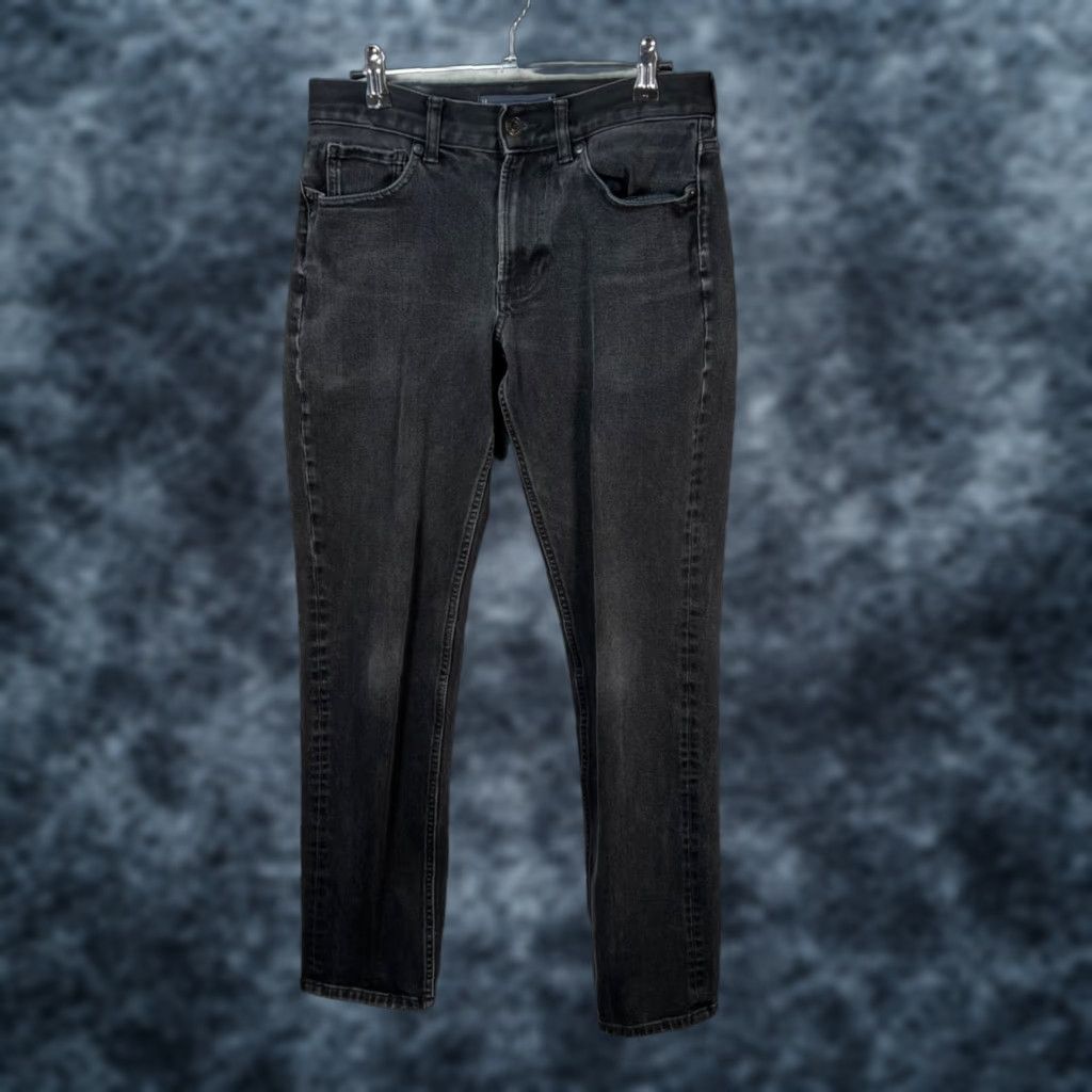 Everlane Everlane Uniform Jeans Mens 28x30 Black Skinny Denim Cotton Blend Stretch 5-Pocket Slim Regular Modernist Jeans Mens Slim Black 28W 28Inseam Size US 28 / EU 44 - 1 Thumbnail