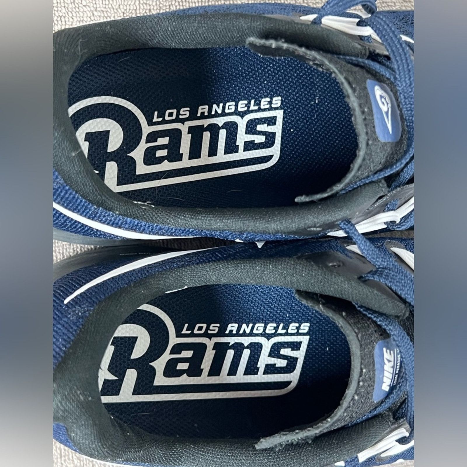 Nike Nike Air Zoom Pegasus 36 'Los Angeles Rams' 10.5 WORN ONCE Size US 10.5 / EU 43-44 - 9 Thumbnail