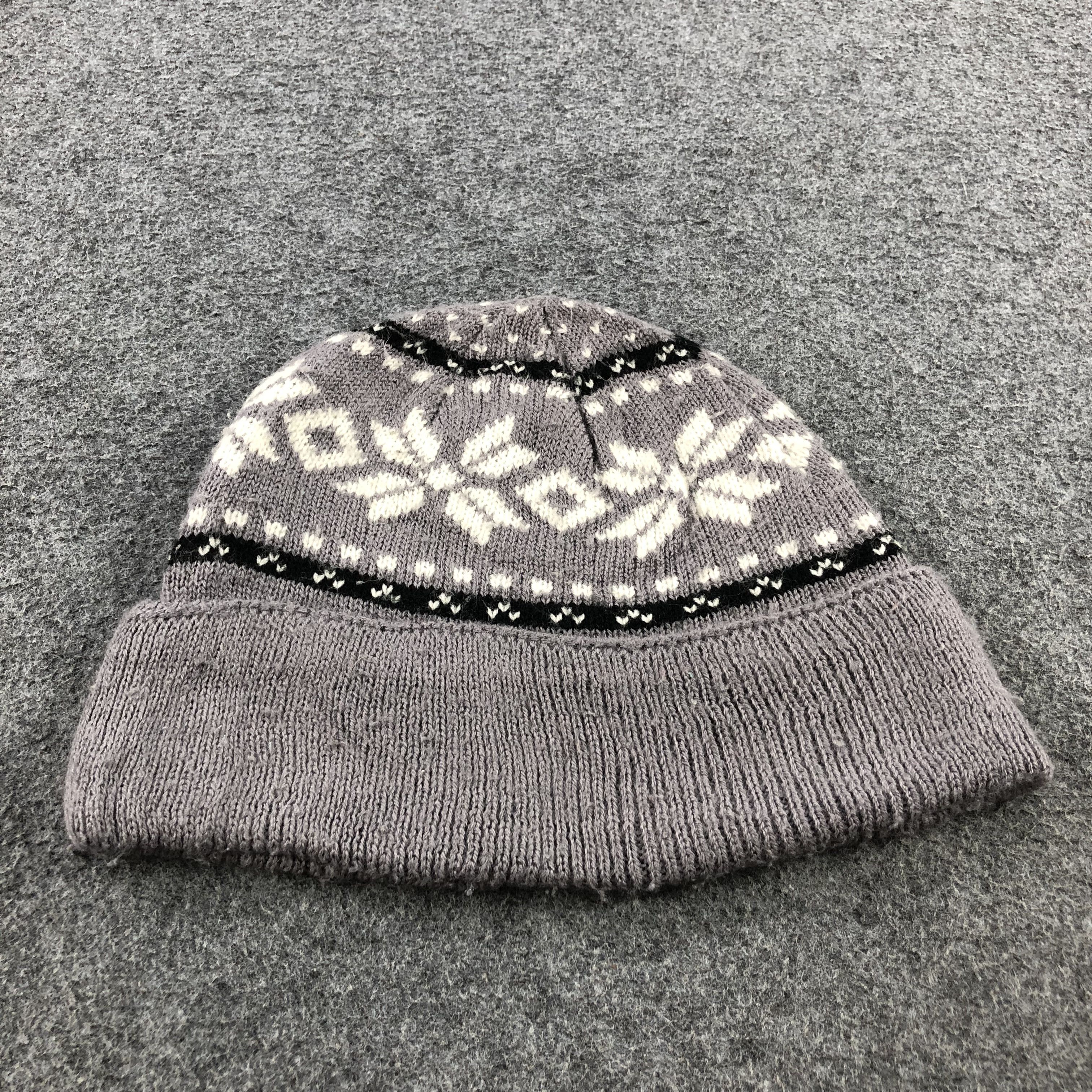 Vintage Unknown Fair Isle Fisherman Beanie Snowcap Snow Hat B84 Size ONE SIZE - 2 Thumbnail