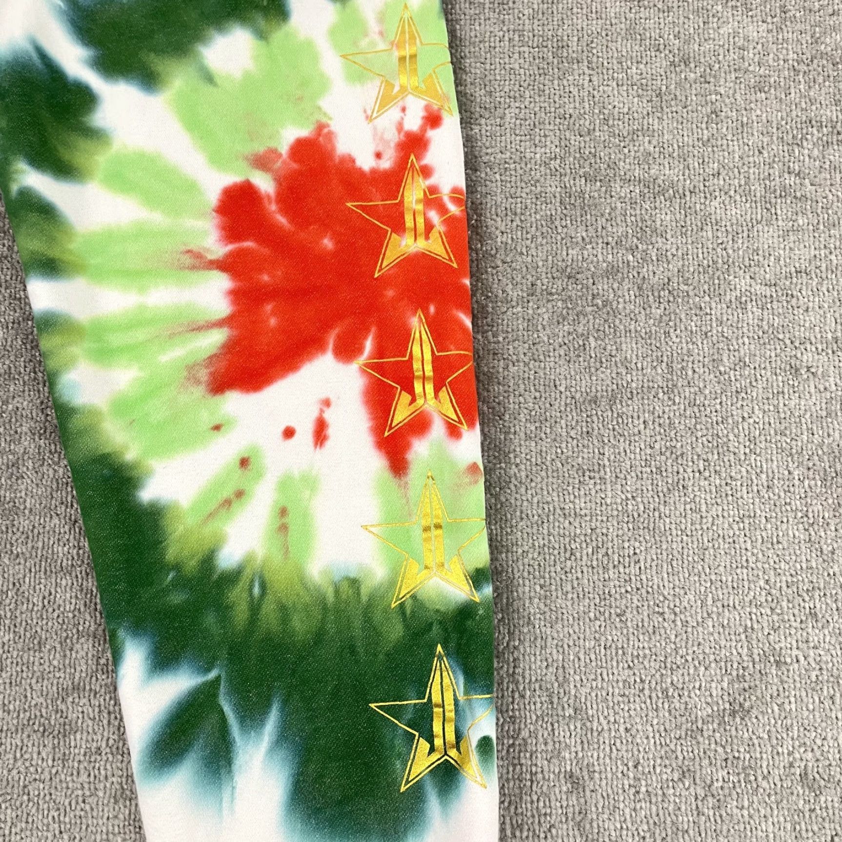 Vintage Jeffree Star Fashion Sweatpants Adult Mens 2XL / 30" White Tie Dye Athleisure Mens Regular Cotton Polyester Tie Dye Sweatpants Size US 39 - 5 Thumbnail