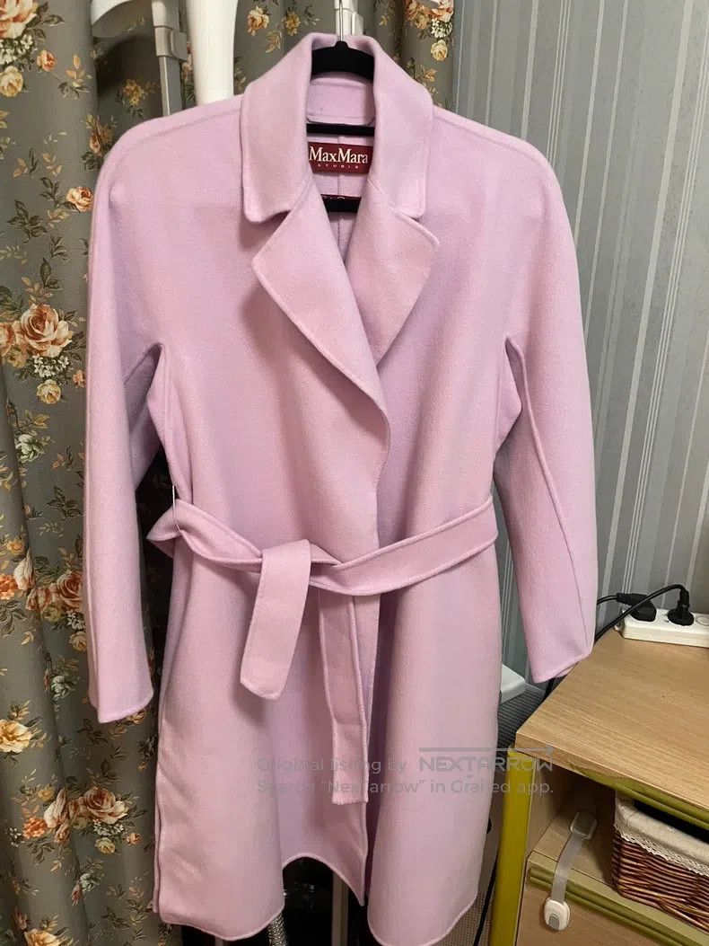Max Mara Max Mara Lilac Purple Medium-long Coat Size S / US 4 / IT 40 - 1 Thumbnail