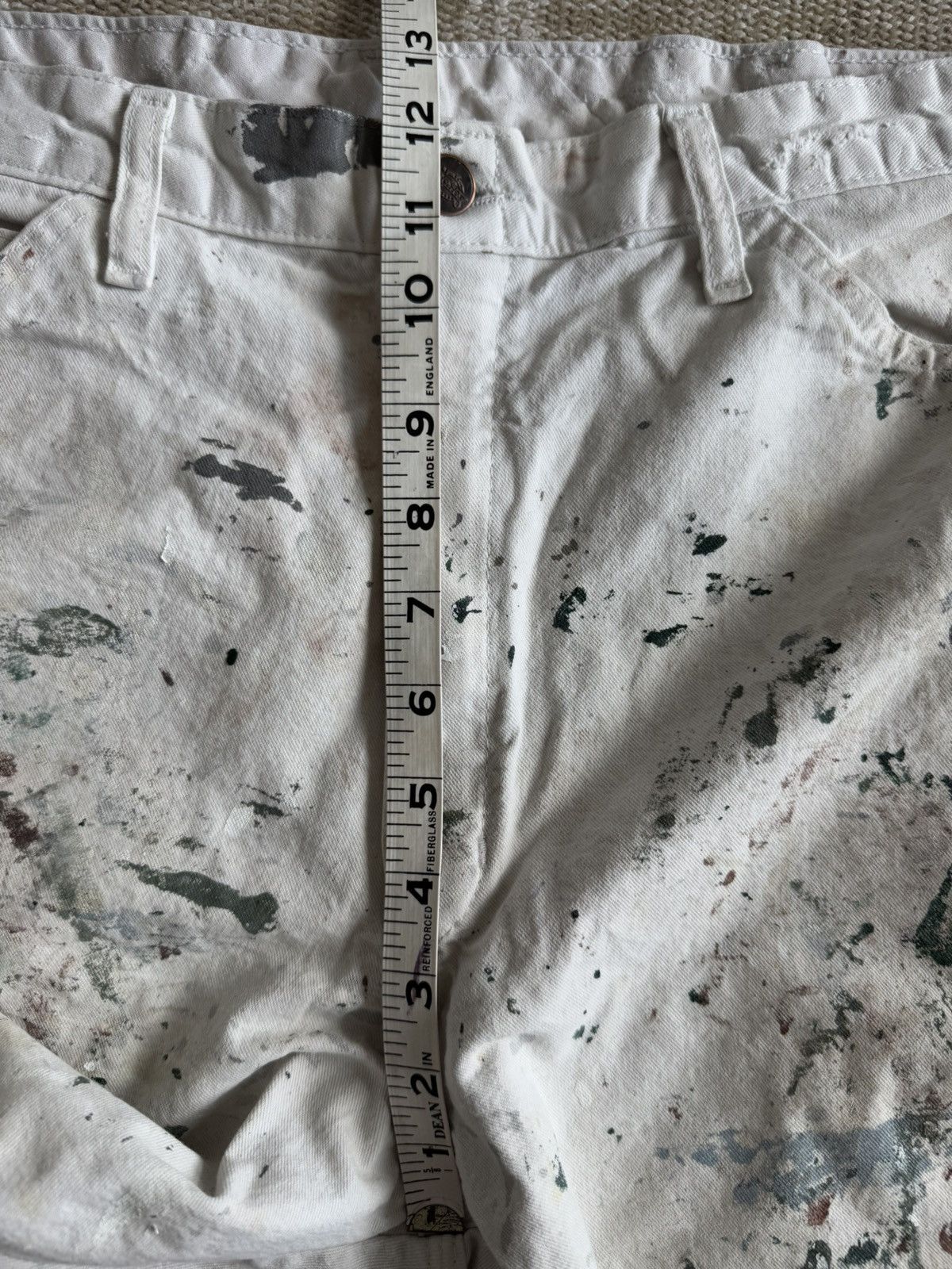 Dickies Whit paint splatter Dickies workwear carpenter pants 34 x 34 Size US 34 / EU 50 - 11 Thumbnail