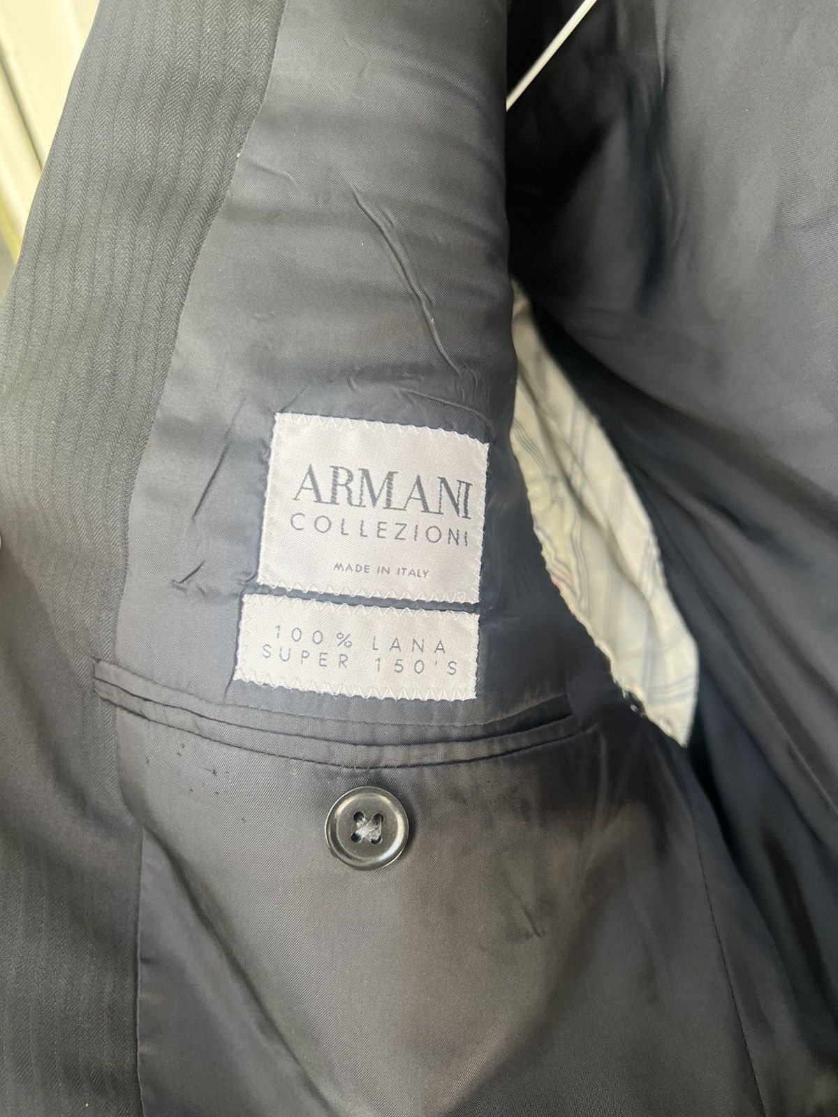 Armani Collezioni Armani Collezioni Striped Blazer Size 42R - 2 Thumbnail