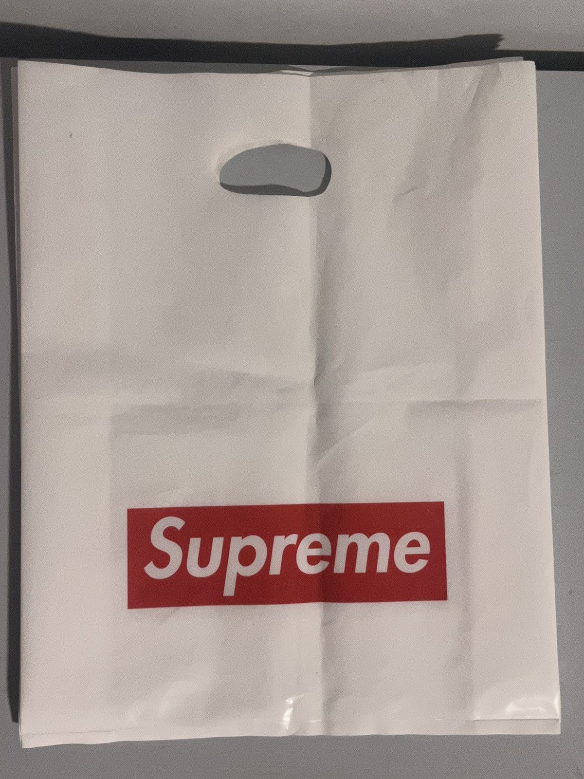 Supreme White Supreme Box Logo Plastic Bag (x2) Size ONE SIZE - 5 Thumbnail