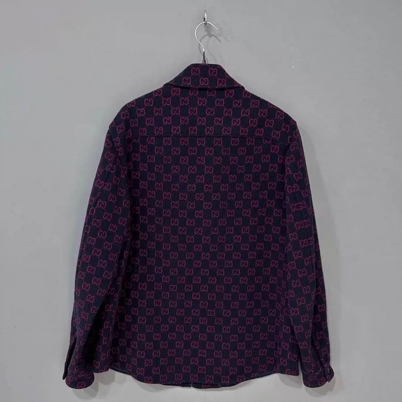 Gucci Gucci Tweed red and blue full-print jacket 2504-Nextarrow Size US S / EU 44-46 / 1 - 2 Thumbnail